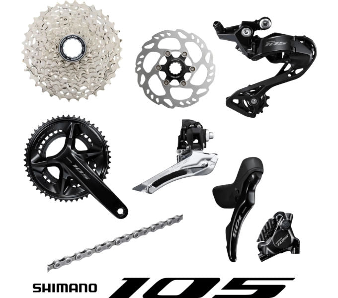 Shimano complete group SHIMANO 105 R7100 12-speed road bike
