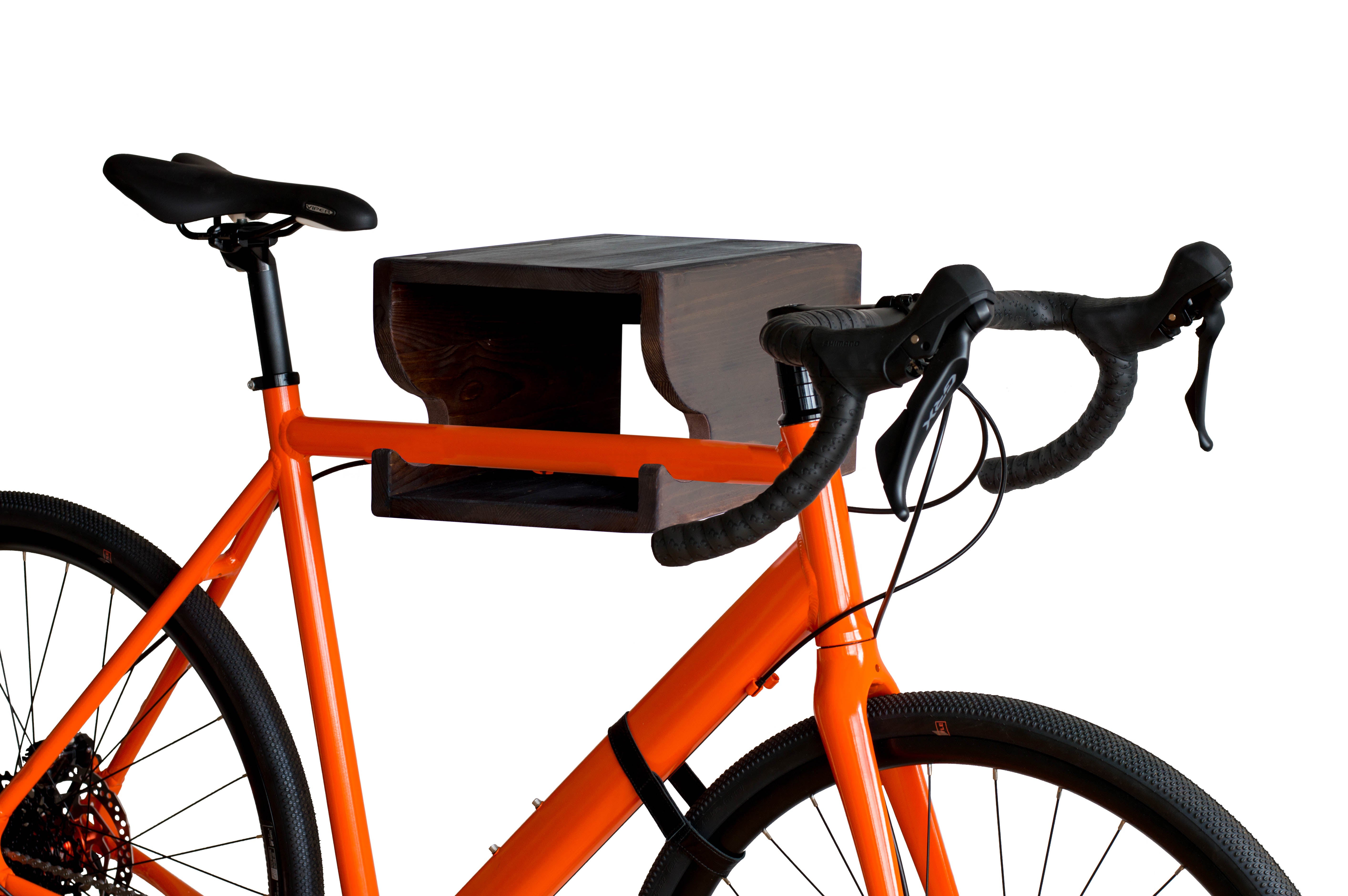 MONBAK Bicycle Wall Mount Solid Wood Bicycle Holder MB01