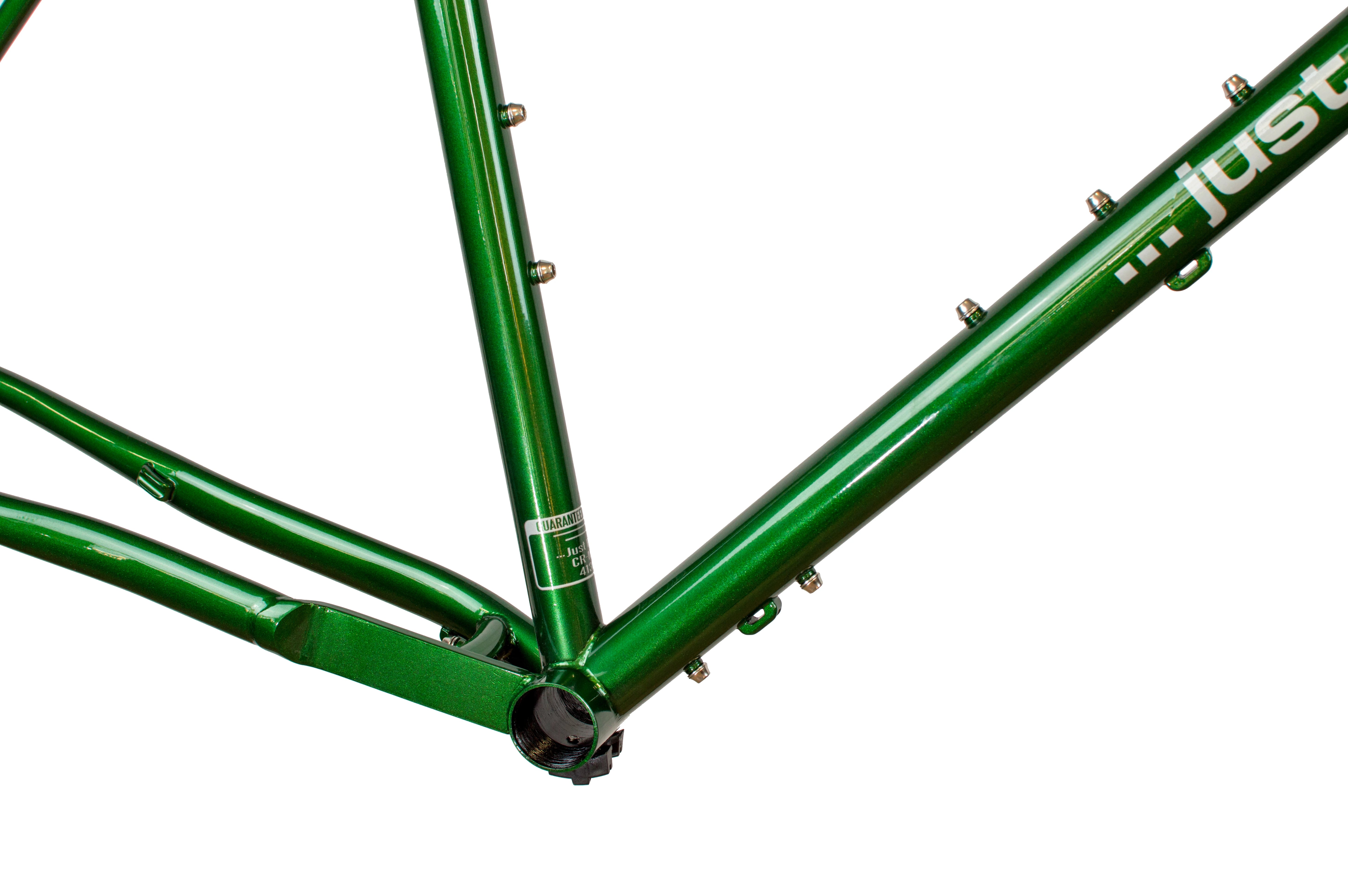 Just Bikes JB06 Gravel Steel Frameset Steel Fork 12 Axles Flat Mount CrMo British Racing Green