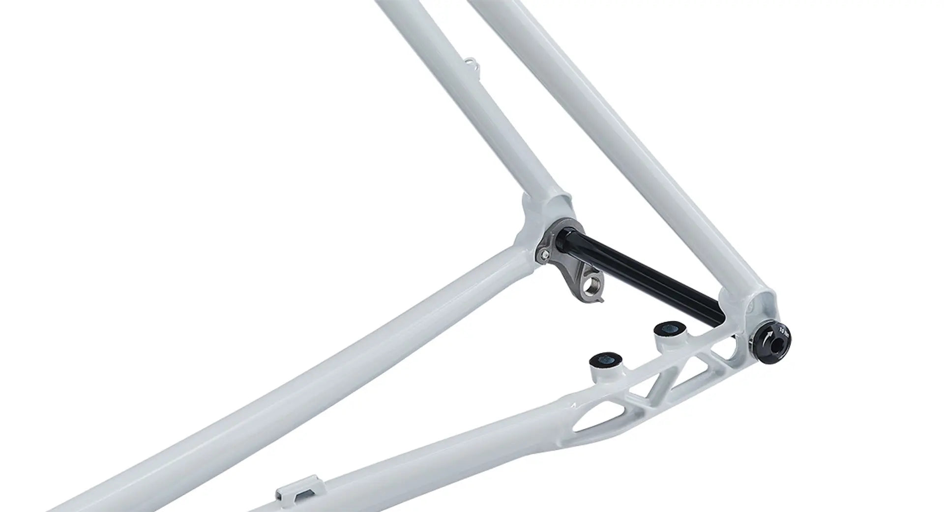 Ritchey Swiss Cross V3 frame set carbon fork white red