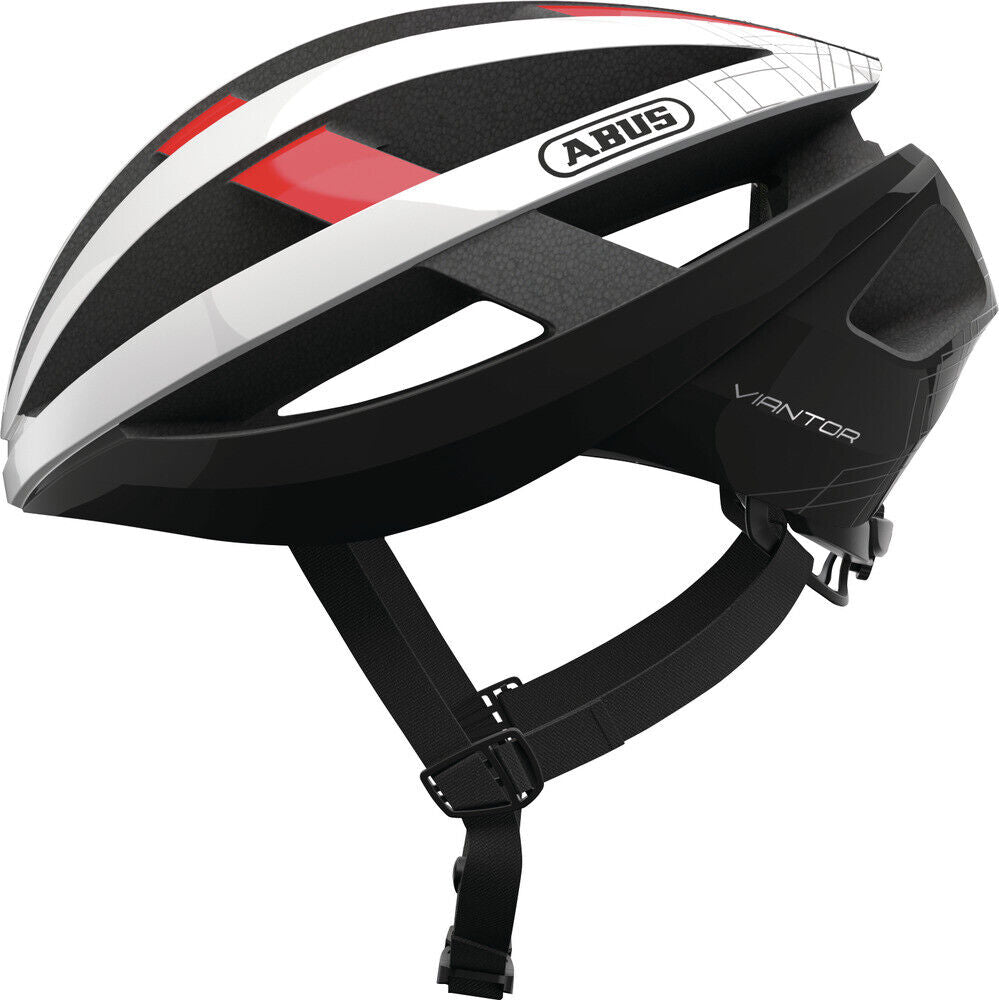 radhelm rennrad ABUS Fahrradhelm Viantor blaze red Rennrad-, Gravelhelm NEU