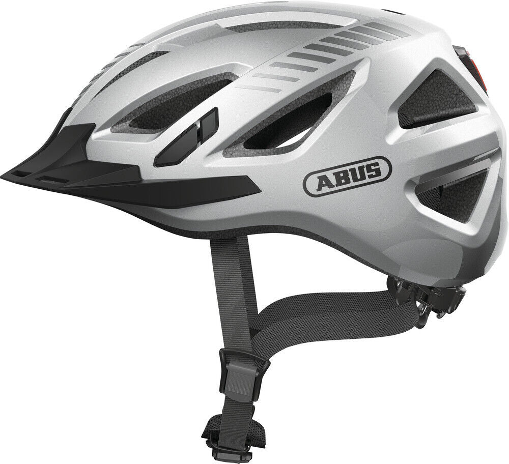 abus fahrradhelm e bike ABUS Fahrradhelm Urban-I 3.0 Signal silver Trekkinghelm, E-Bike Helm N