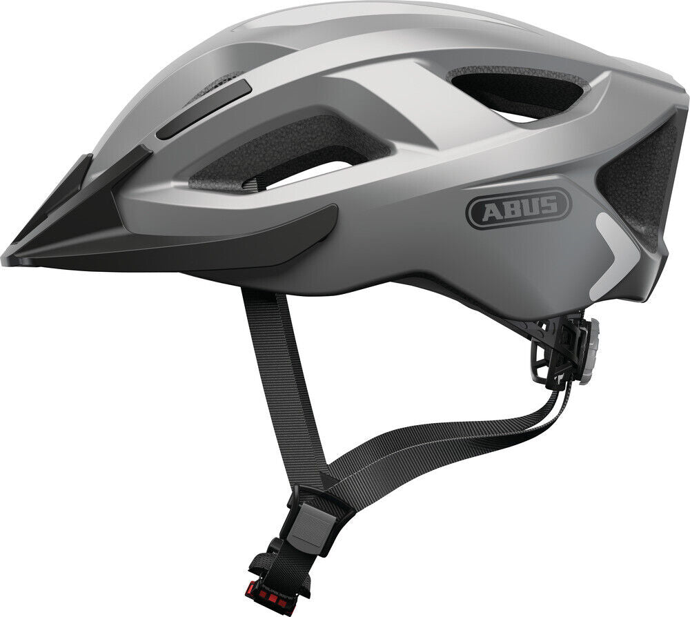 fahrradhelm neu ABUS Fahrradhelm Aduro 2.0 glare silver NEU