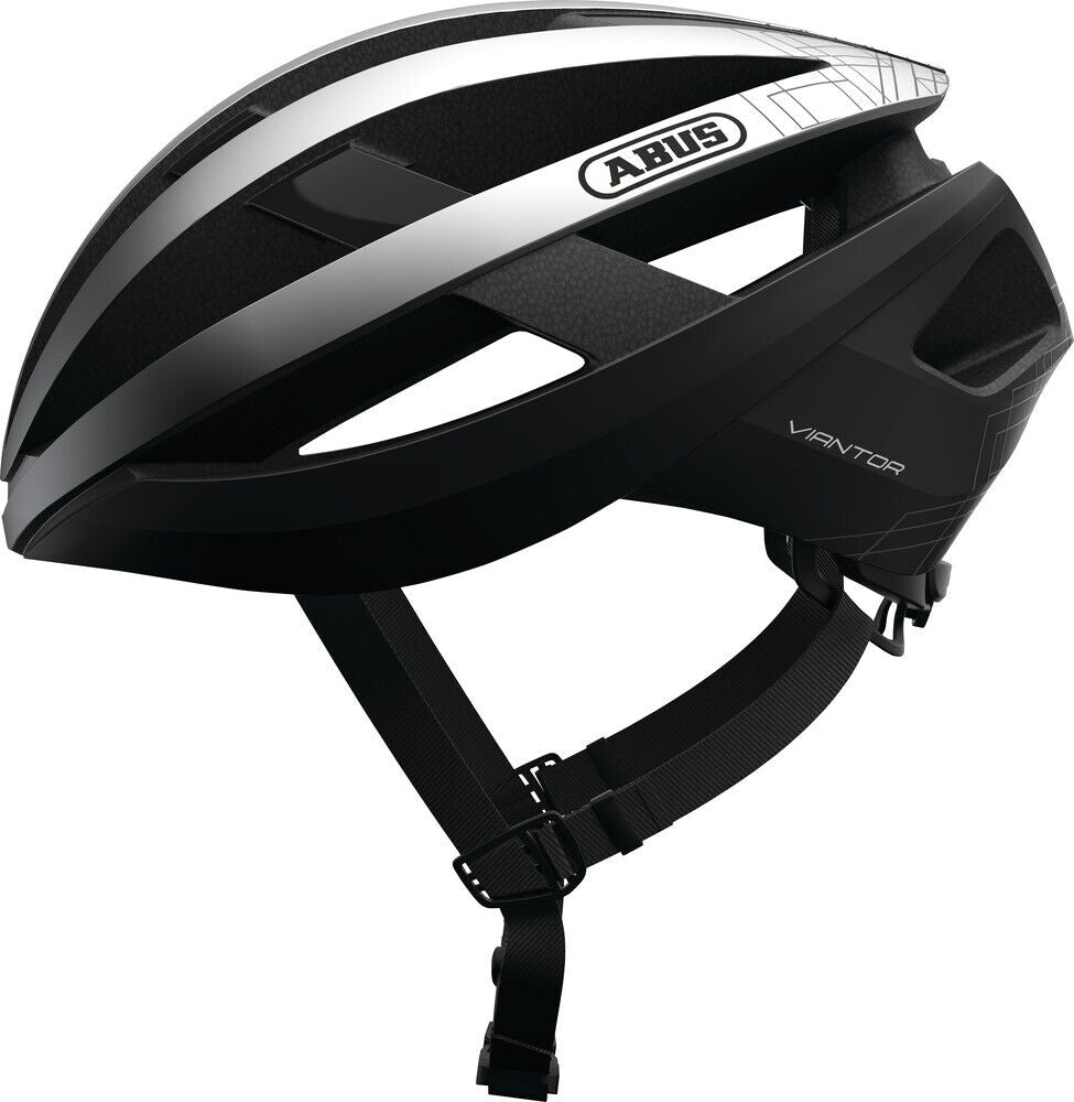 ABUS bicycle helmet Viantor gleam silver road bike, gravel helmet NEW