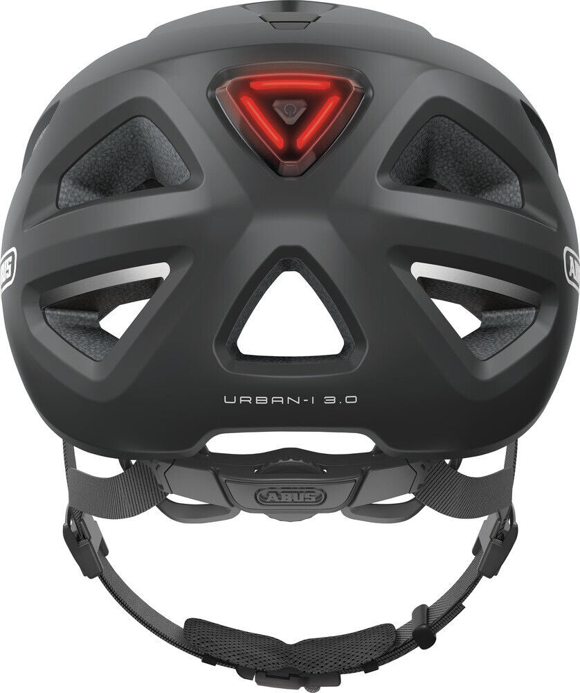 ABUS bicycle helmet Urban-I 3.0 velvet black trekking helmet, E-bike helmet NEW