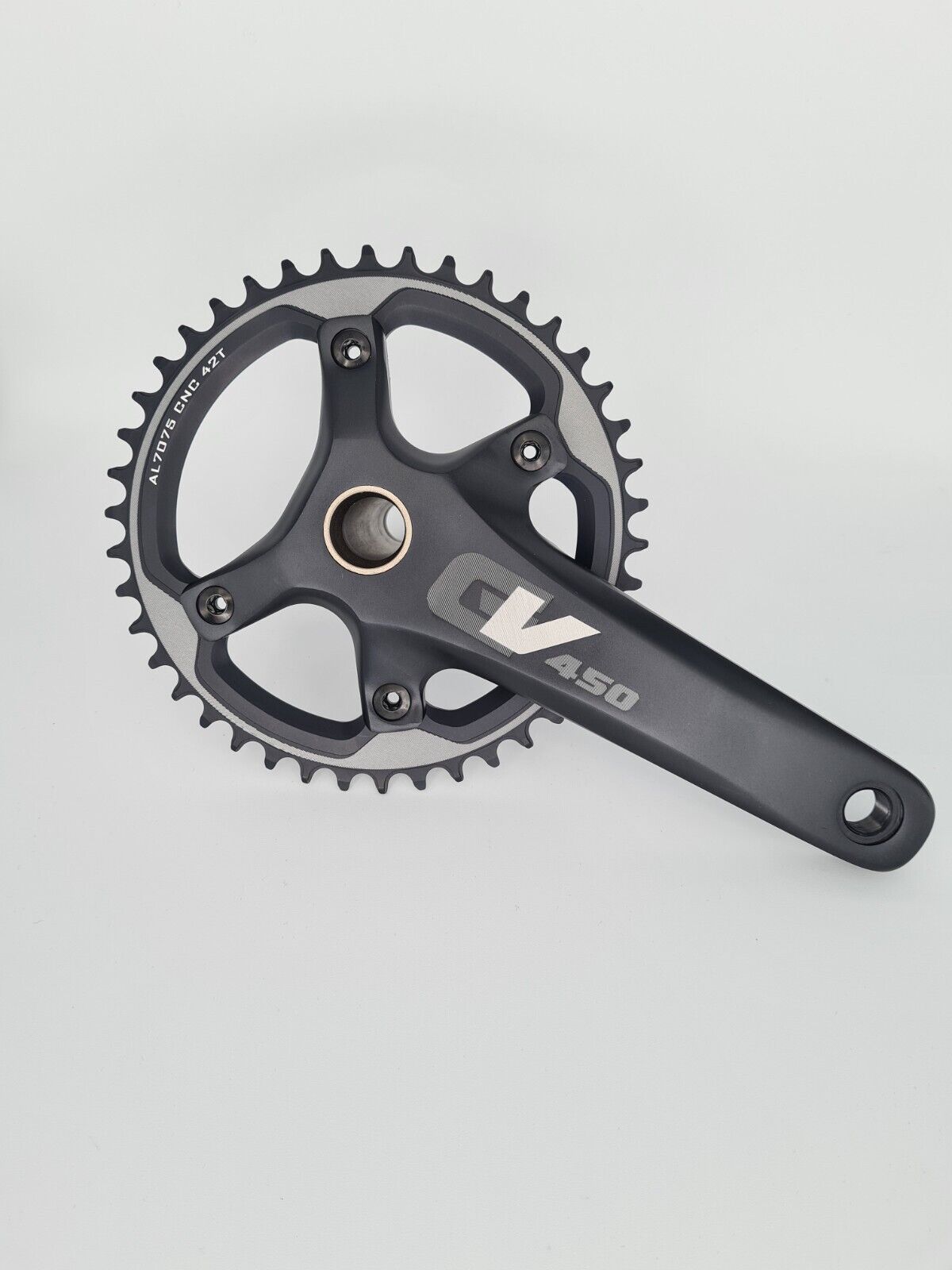 Gravel crankset GV 450 1x11-speed incl. bottom bracket BSA thread 172.5 mm aluminum