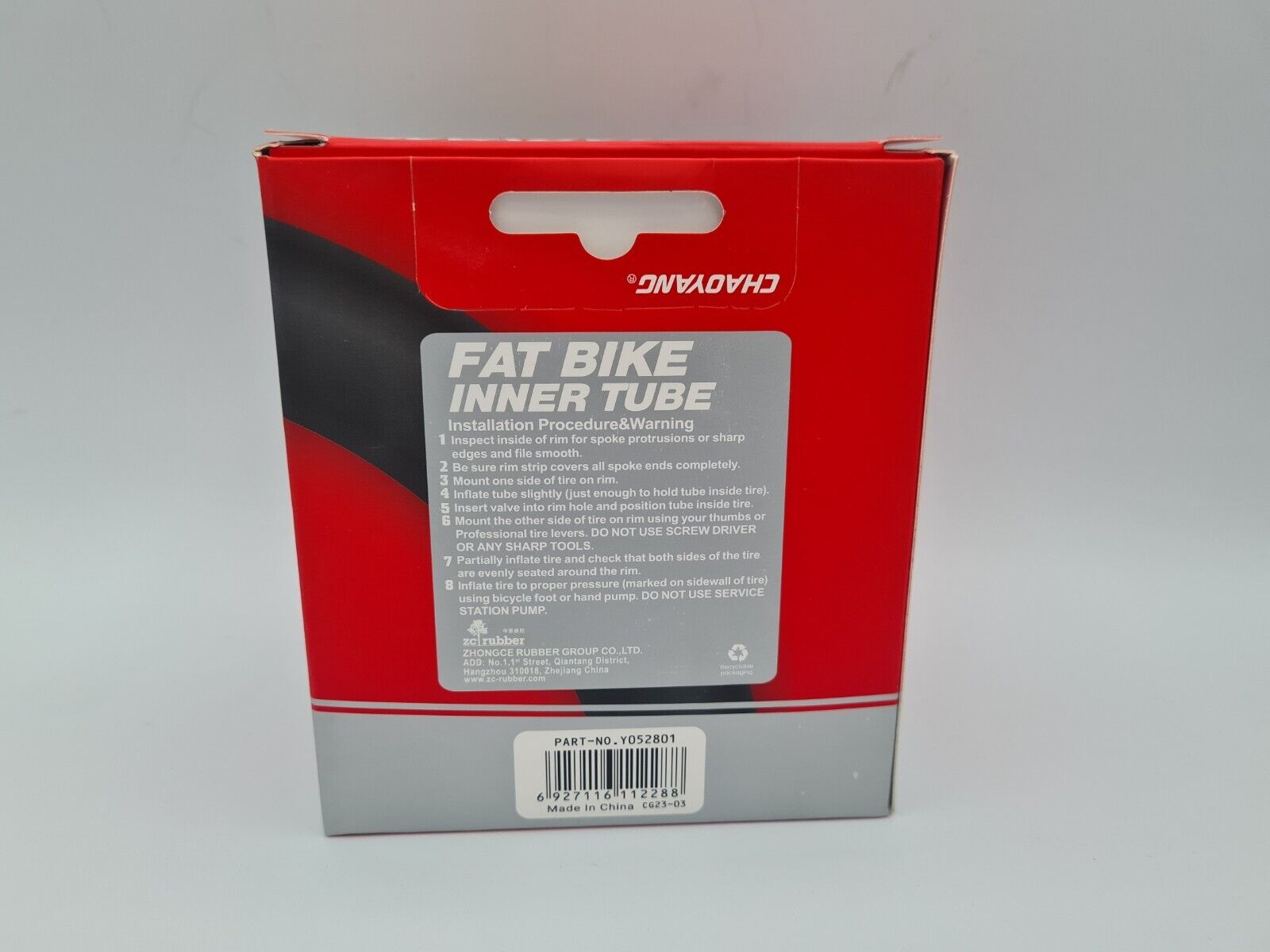 16 Zoll Fatbike Chaoyang Schlauch Fat Bike 16x4.0/4.90 100/120-305 AV Ventil TOP
