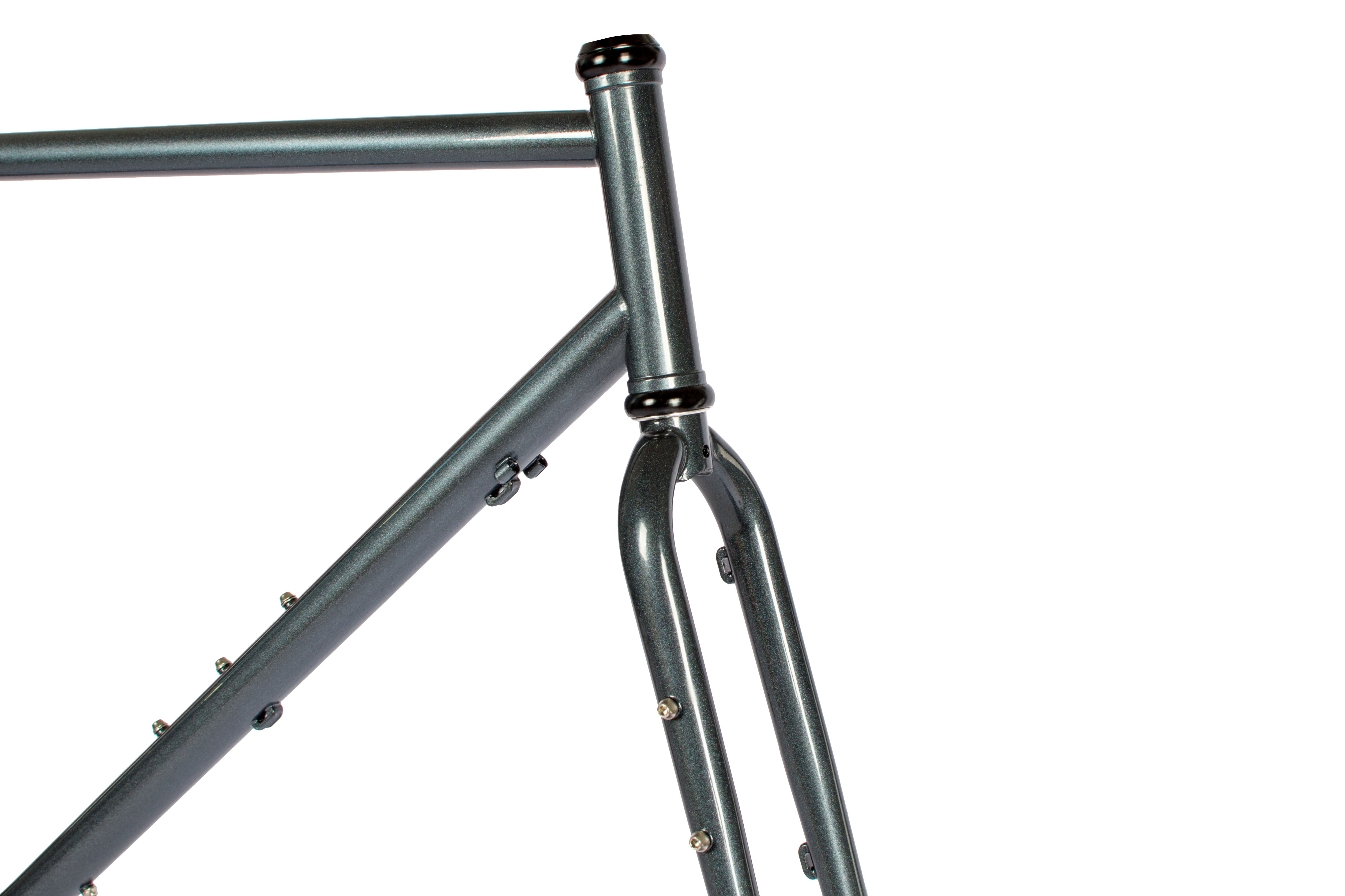 Just Bikes JB02 Gravel frameset steel frame steel fork PM QR