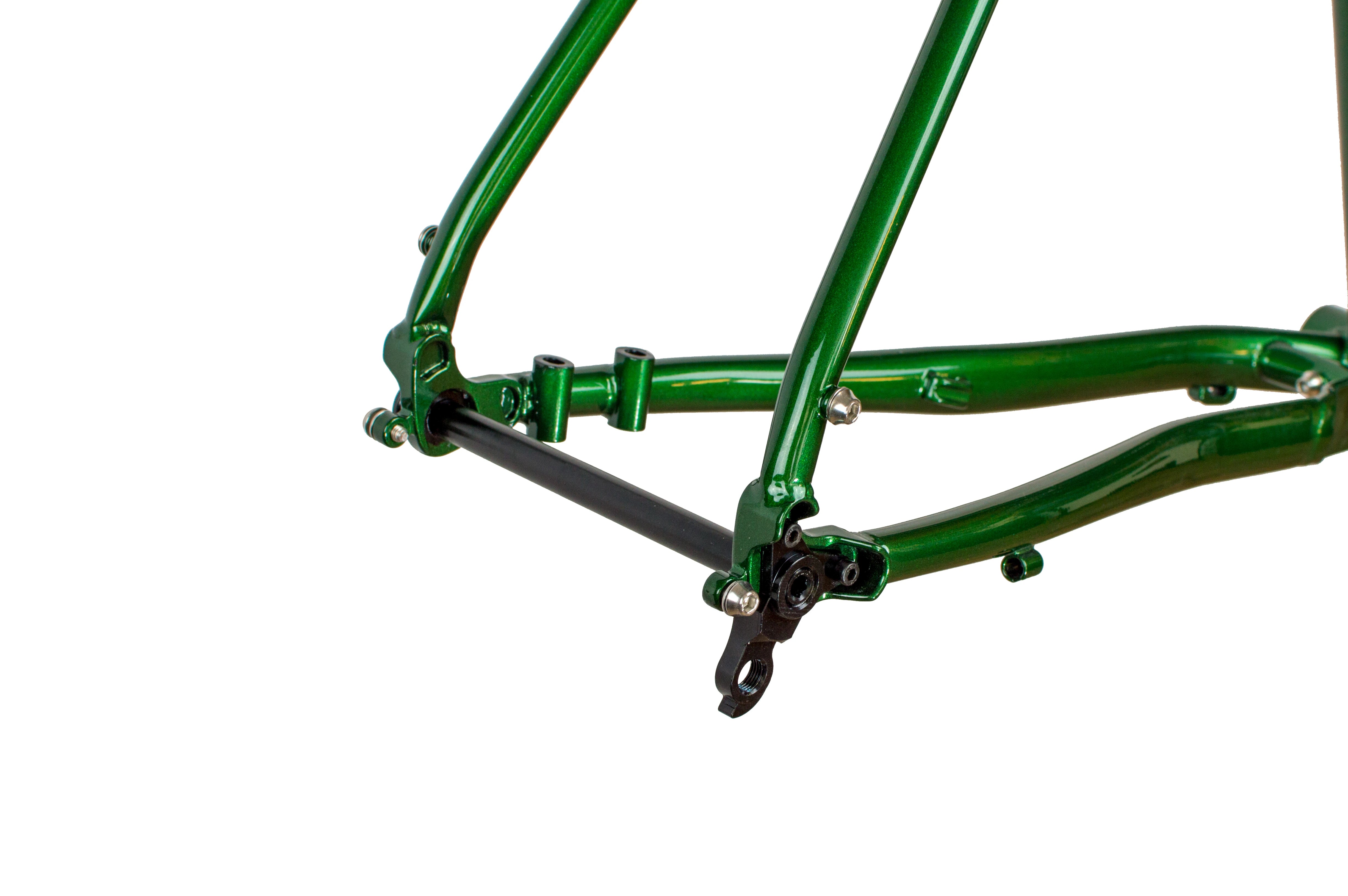 Just Bikes JB06 Gravel Steel Frameset Steel Fork 12 Axles Flat Mount CrMo British Racing Green