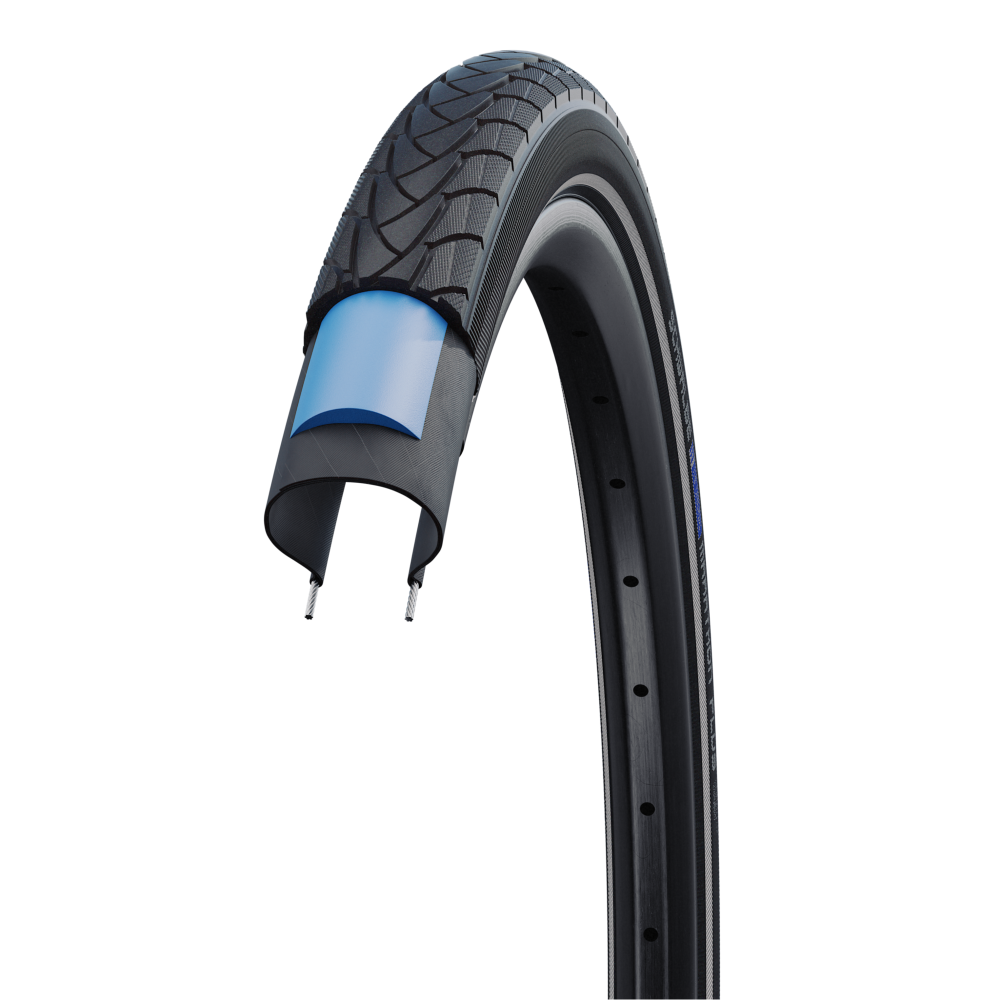 Schwalbe MARATHON PLUS 28-622 28x1.1 City Trekking Wired Tire 5 mm Puncture Protection