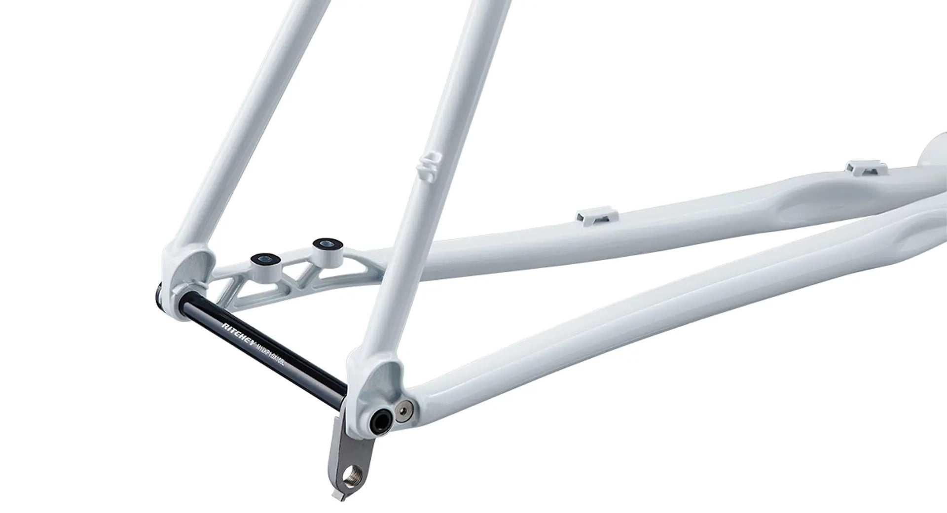 Ritchey Swiss Cross V3 frame set carbon fork white red