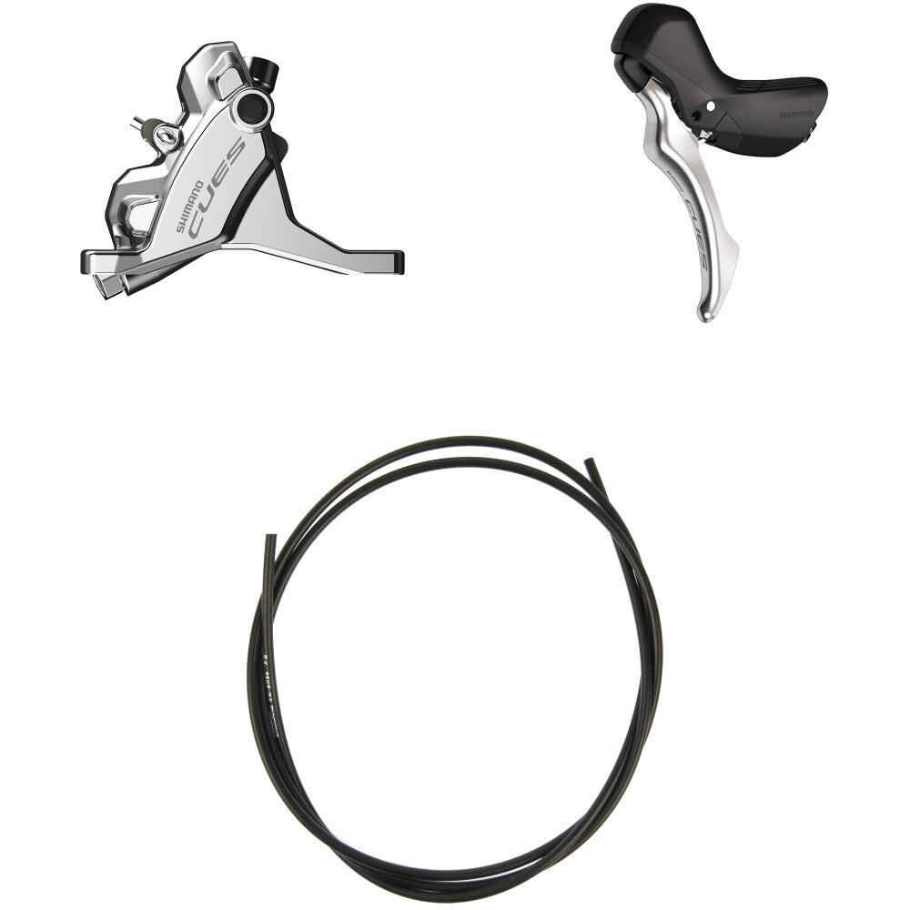 Komplettgruppe SHIMANO CUES 1x10-fach Gravelbike Polished Silver Edition