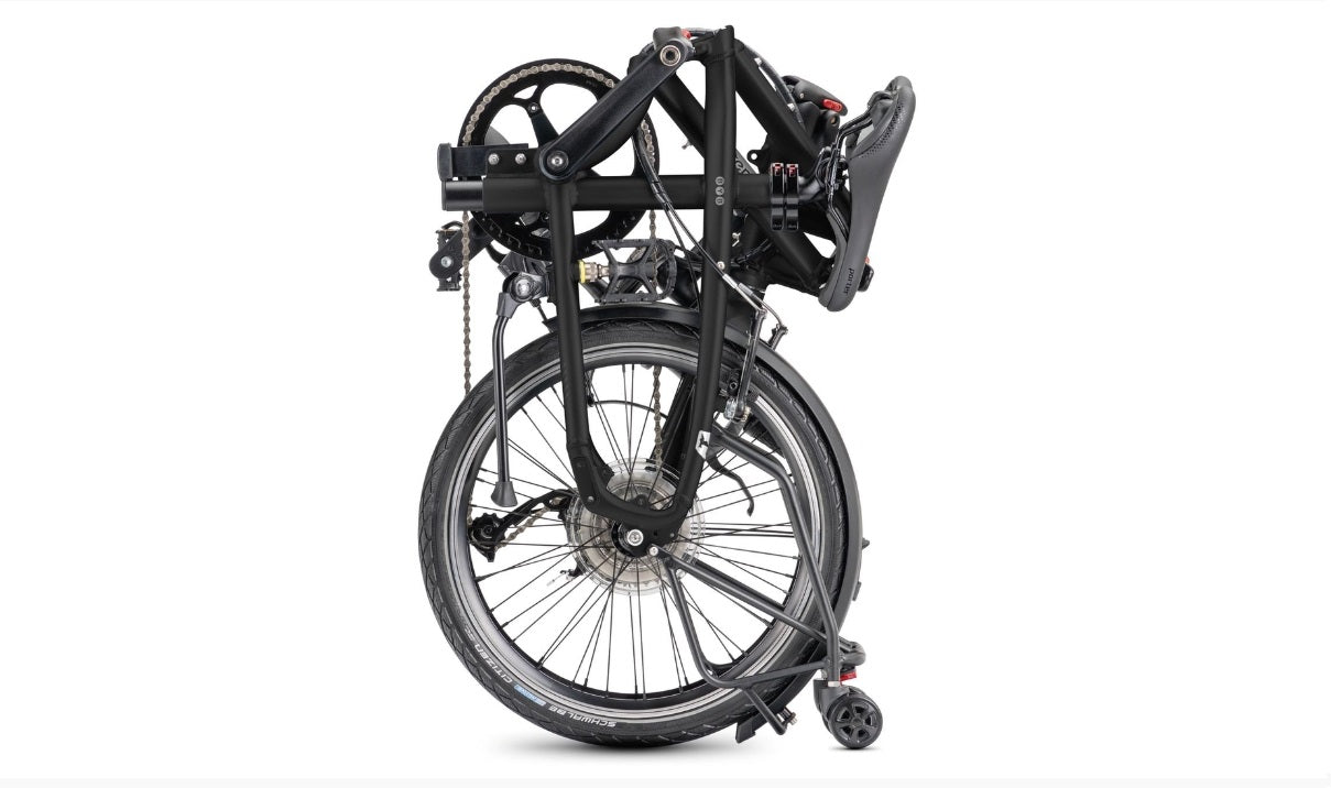 20 Zoll Faltrad Klapprad TERN BYB P8 2025 8G Shimano Alivio extra kleines Packmaß satin black