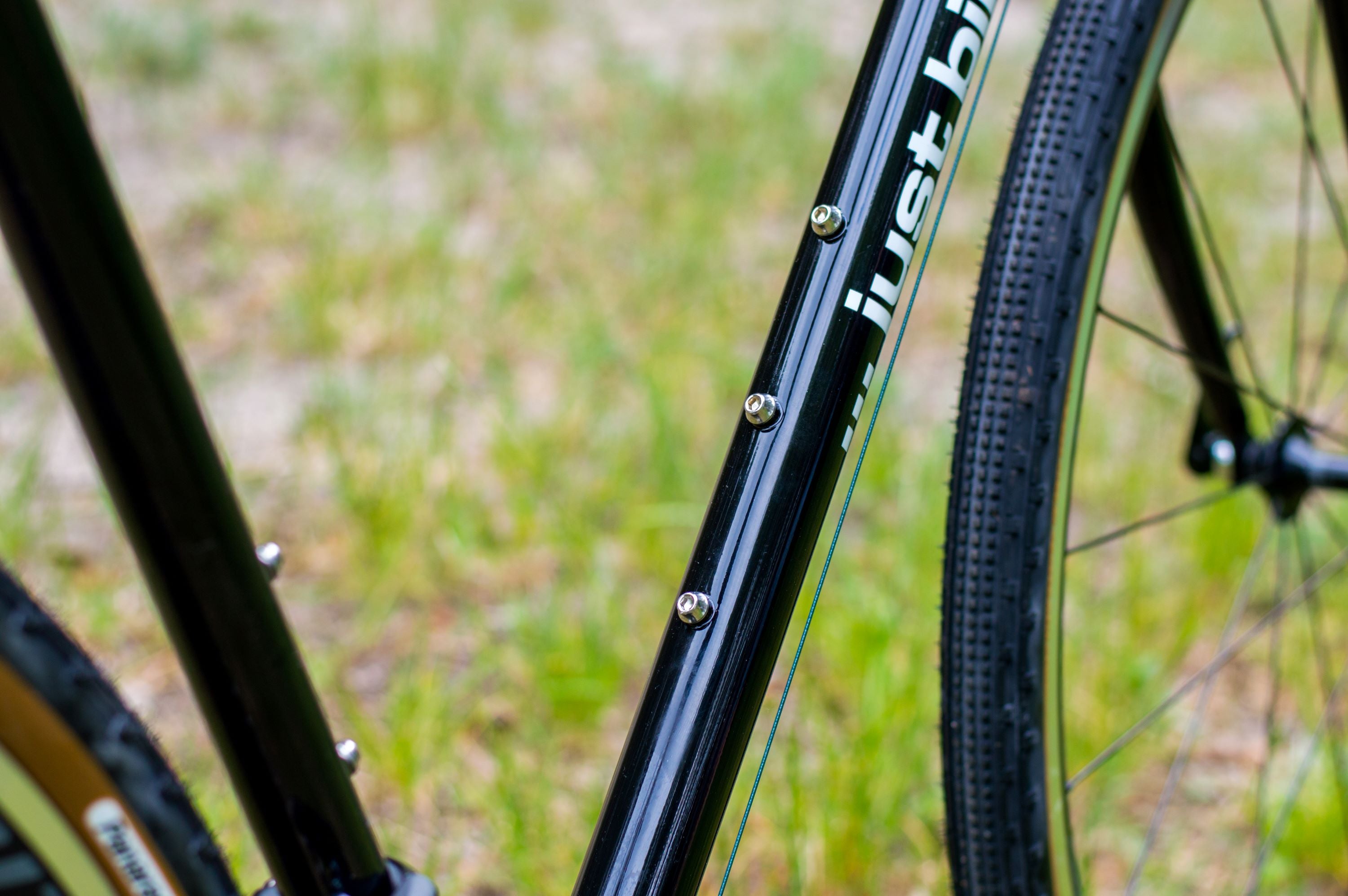 Just Bikes JB05 Canti Gravel Cross steel frameset with steel fork QR