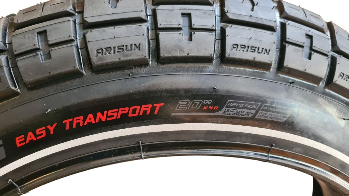 2 Stk Chaoyang Fatbike Reifen Easy Transport 20x4.0 100-406 Cargo Bikes Drahtreifen