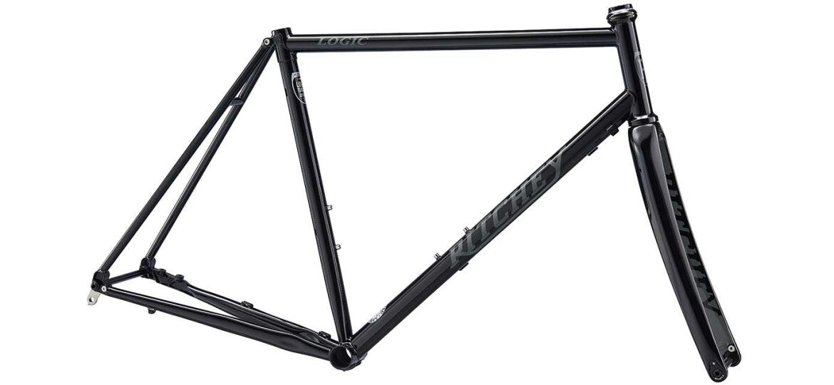Ritchey Road Logic Disc frameset Black/Grey Logo
