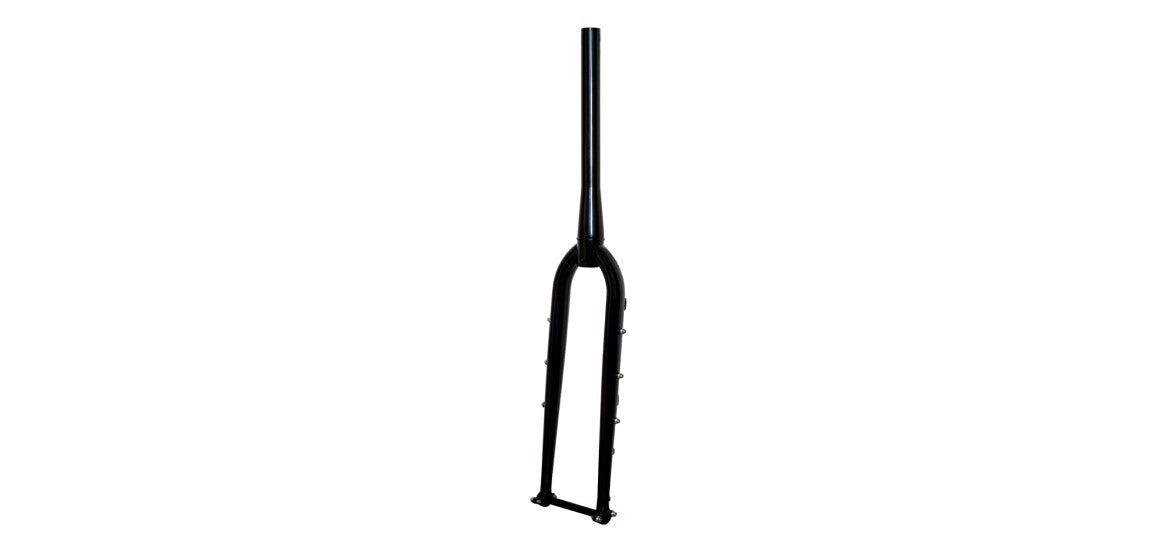 28 "Gravel Adventure steel fork Just Bikes JB04 tapered 1 1/8"-1 1.5" Disc FM 12x100