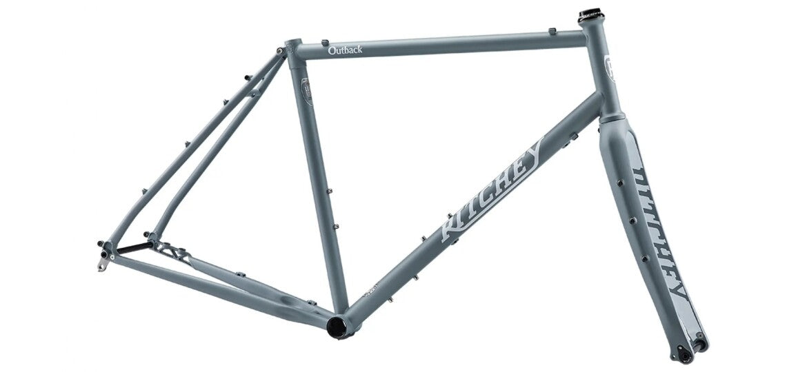 Ritchey OUTBACK V3 DISC Gravel Cross Adventure Frameset 2024 Granite & Snow Di2 ready