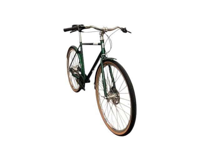 Mariluz Urban- Citybike Riemenantrieb Gates Nexus 7-Gang Scheibenbremse British Racing Green