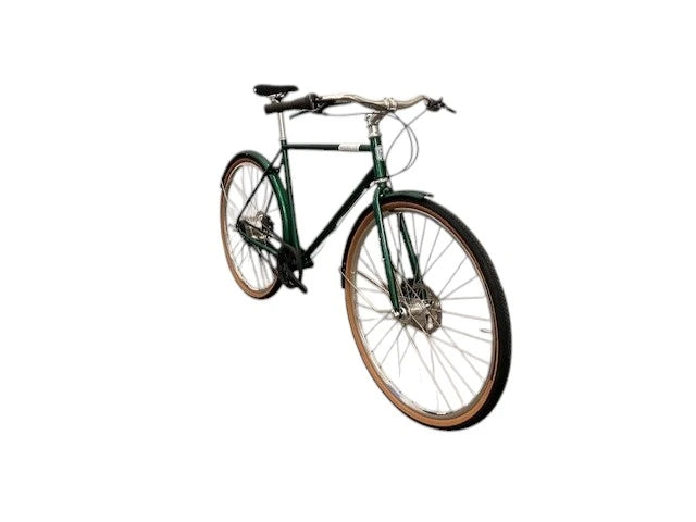 Mariluz Urban- Citybike Riemenantrieb Gates Nexus 7-Gang Scheibenbremse British Racing Green