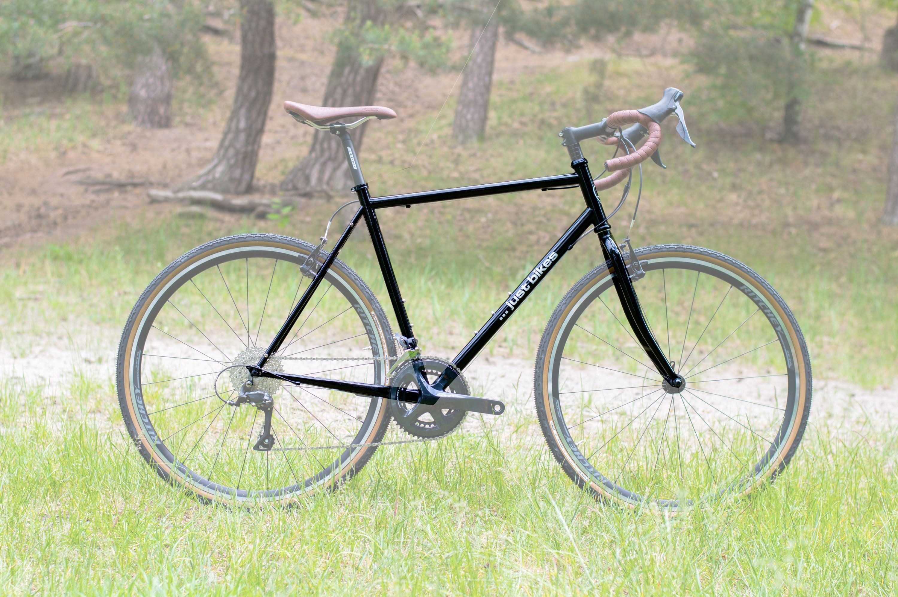 Just Bikes JB05 Canti Gravel Cross steel frameset with steel fork QR
