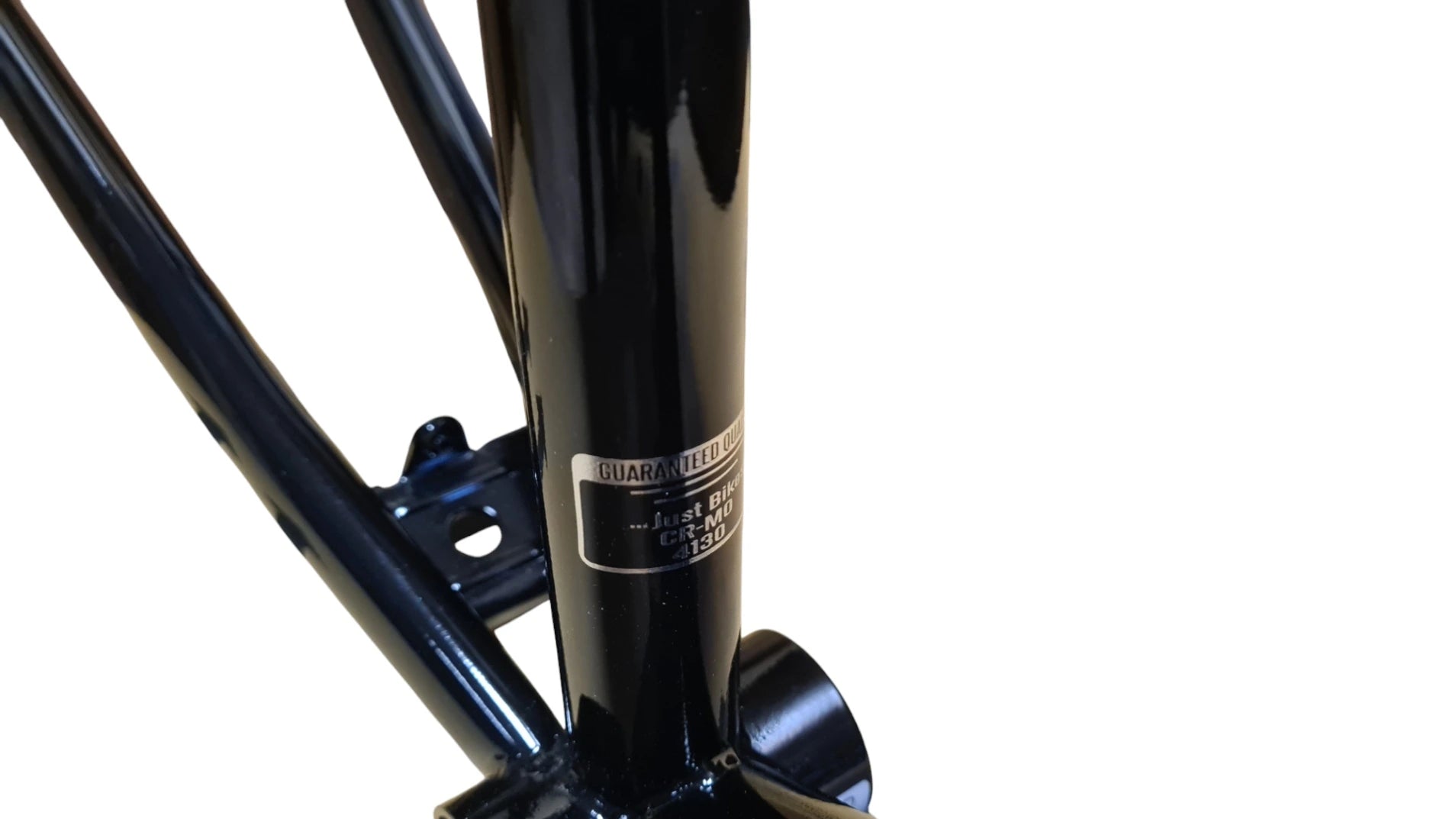 Just Bikes JB07 Mixte Steel Frameset Black Glossy Retro City Allrounder