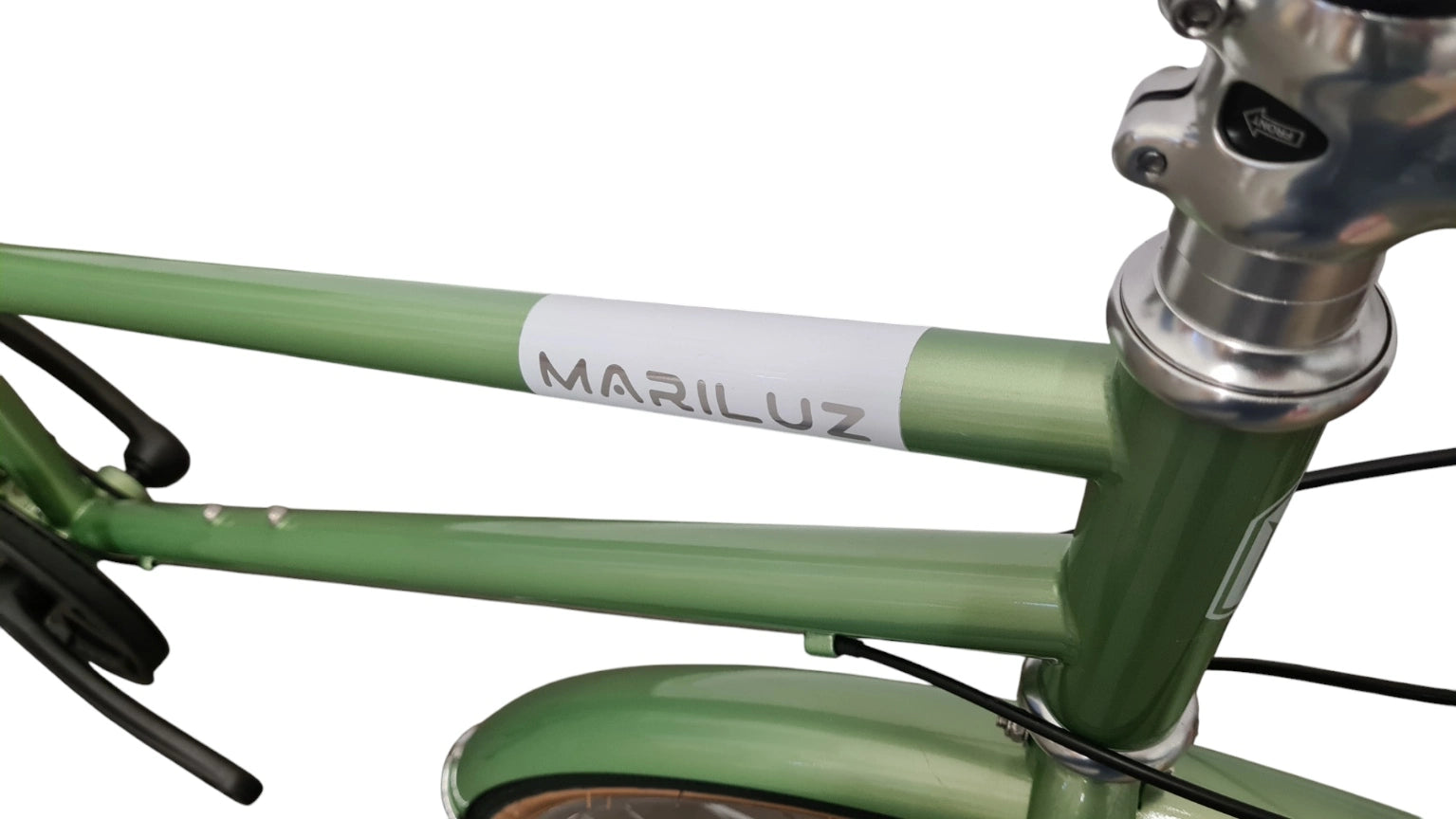 Mariluz Urban- Citybike Riemenantrieb Gates Nexus 7-Gang Scheibenbremse Olive Grün