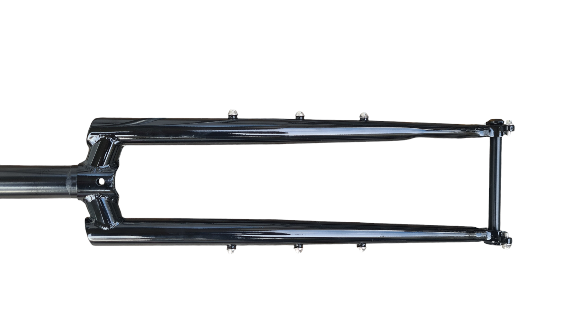 Gravel Cross Adventure Steel Segmented Fork Just Bikes JB06 Ahead 1 1/8" Disc Flat Mount 12x100 mm Axle