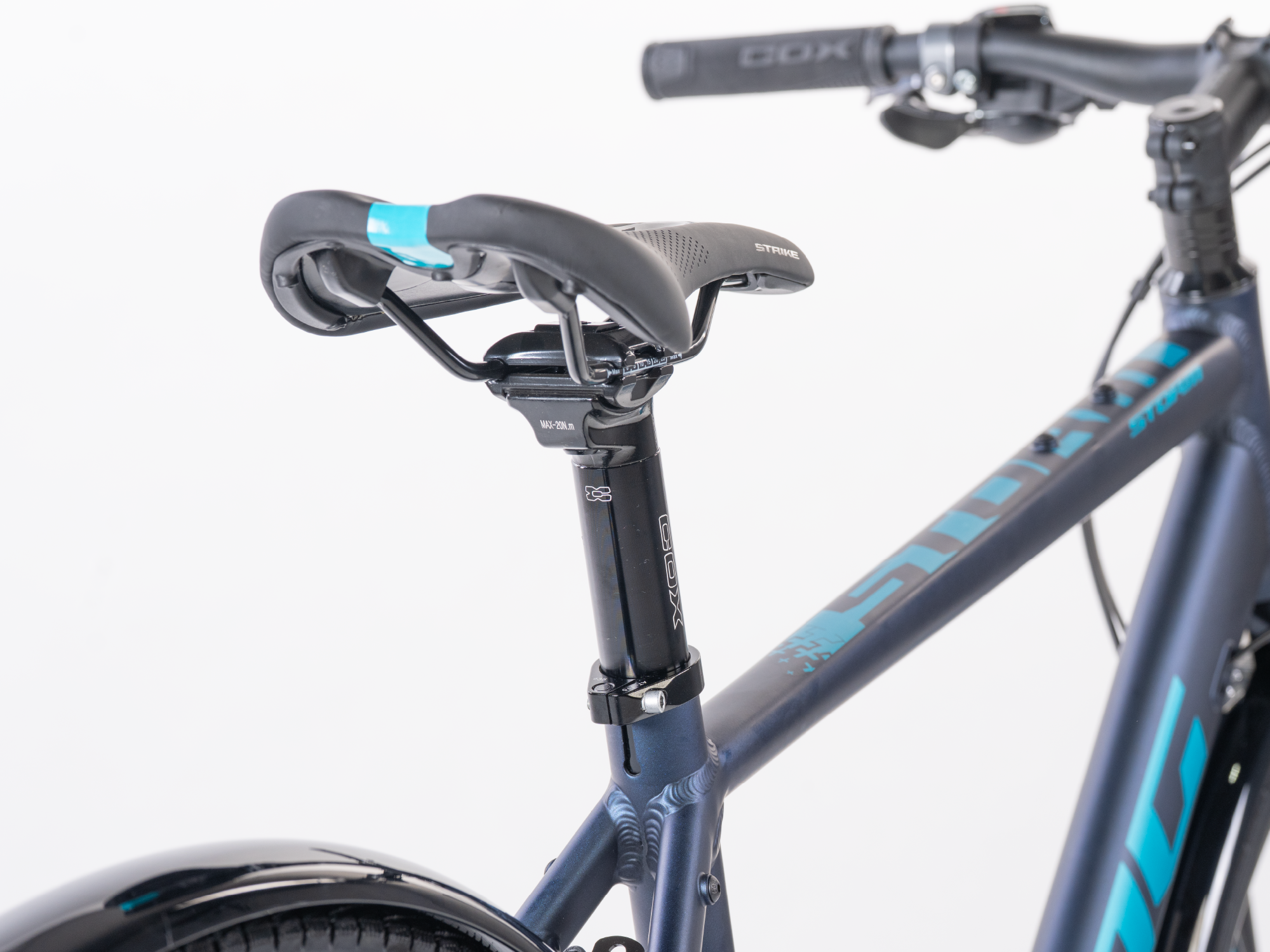Herren 28 Zoll Gravel Fahrrad Storm 3.1 Shimano 2x8 Claris R2000 + Sora RD-R3000-GS Blau Matt