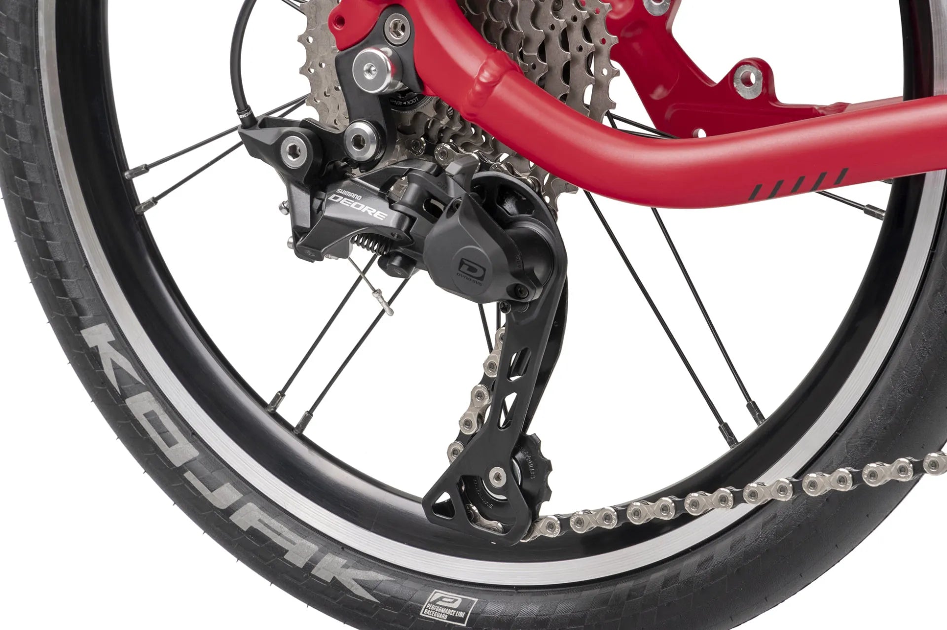 20 Zoll Faltrad Klapprad TERN BYB P10 10G Shimano Deore Satin Metallic Red