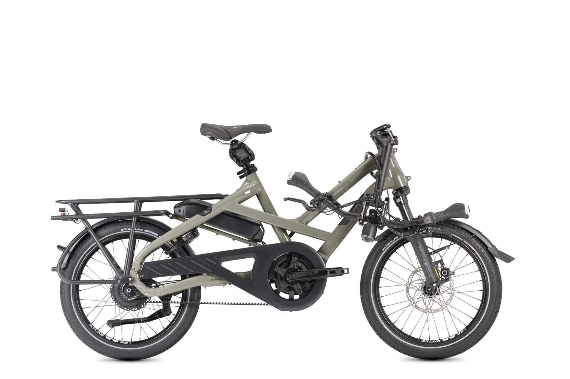 TERN e-Kompaktrad HSD S00 2025 ENVIOLO "Heavy Duty" stufenlos BOSCH Performance 545Wh Gates CDX-Riemenantrieb, Bremslicht, Kiox300 Display Bosch Diebstahlschutz