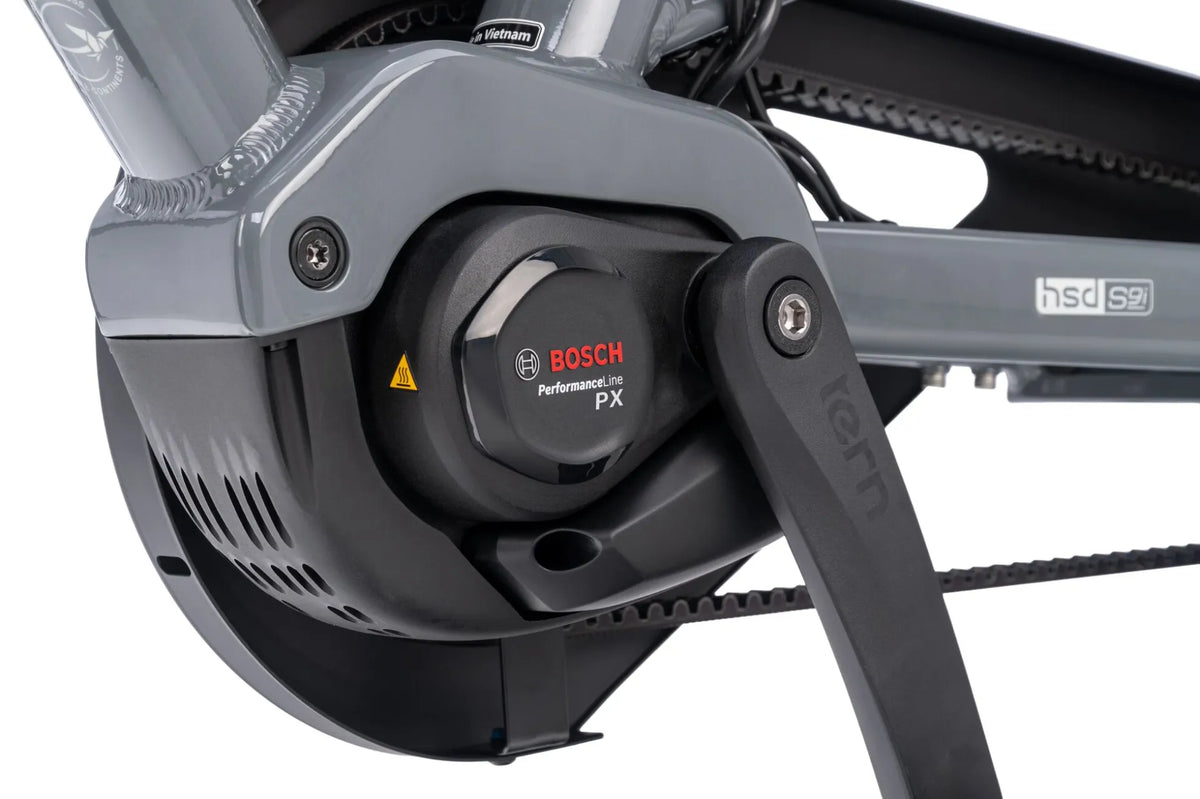 TERN E-Lastenrad HSD S9i Gen.3 Riemenantrieb 3X3 NINE-Nabenschaltung (9-Gang), BOSCH Smart System, Performance, 545 Wh