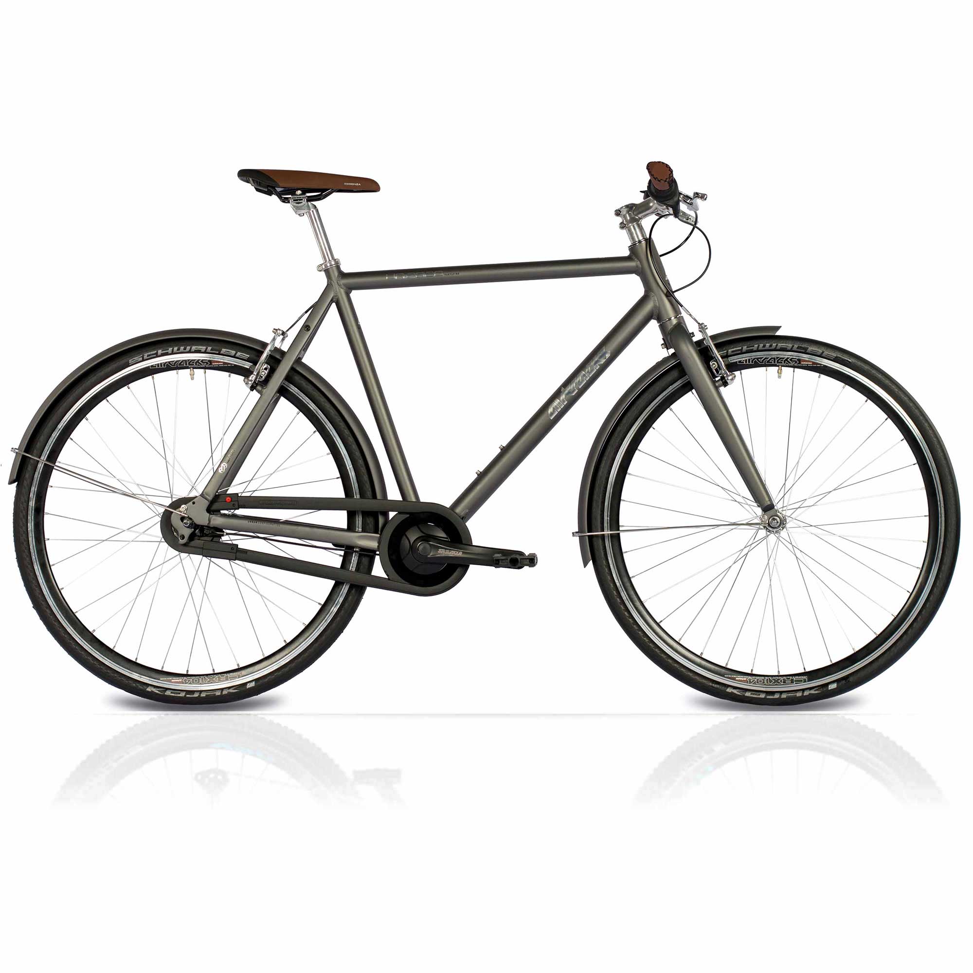 Herren City Fahrrad 28 Zoll UR.2825 Urban Bike Shimano 7 x Gang Nexus Grey Matt