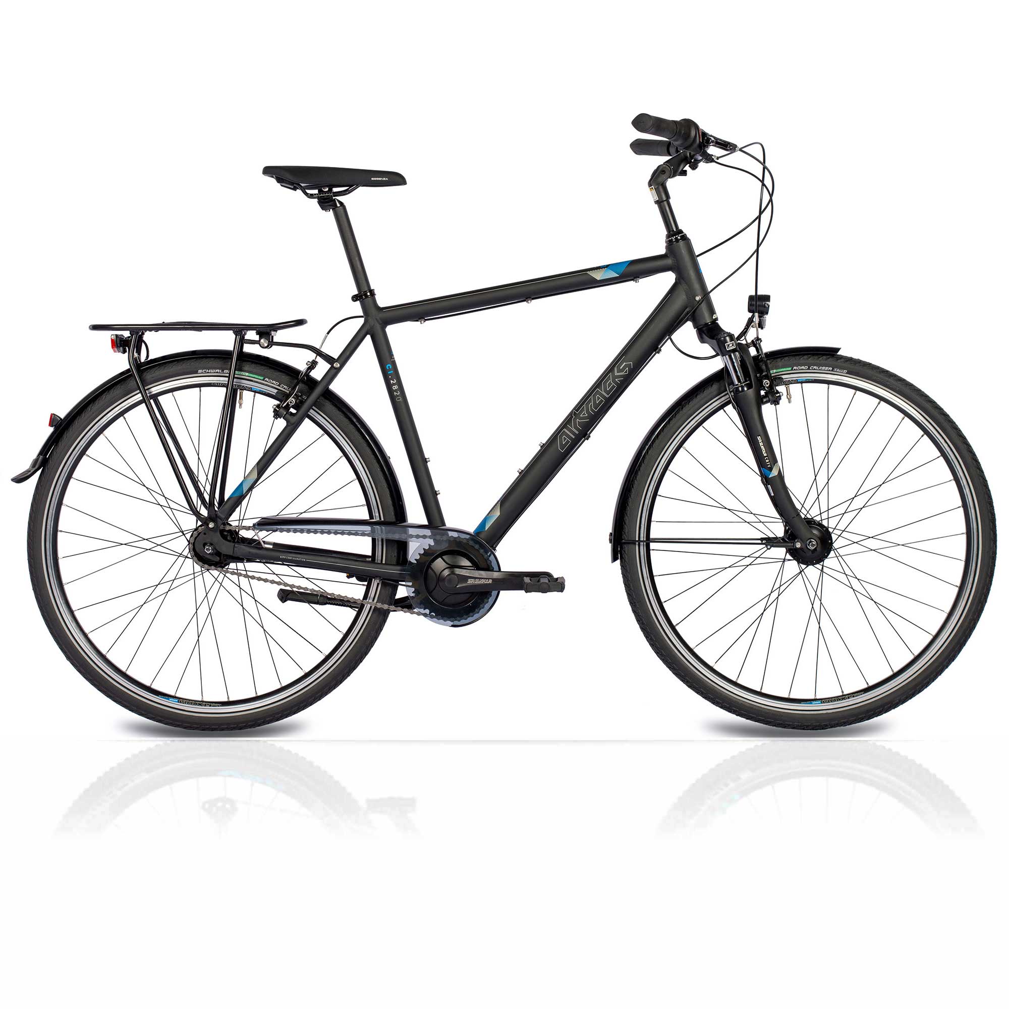 Herren City Fahrrad 28 Zoll Cityrad CI.2820 Shimano Nexus 7 Gang Schwarz Matt
