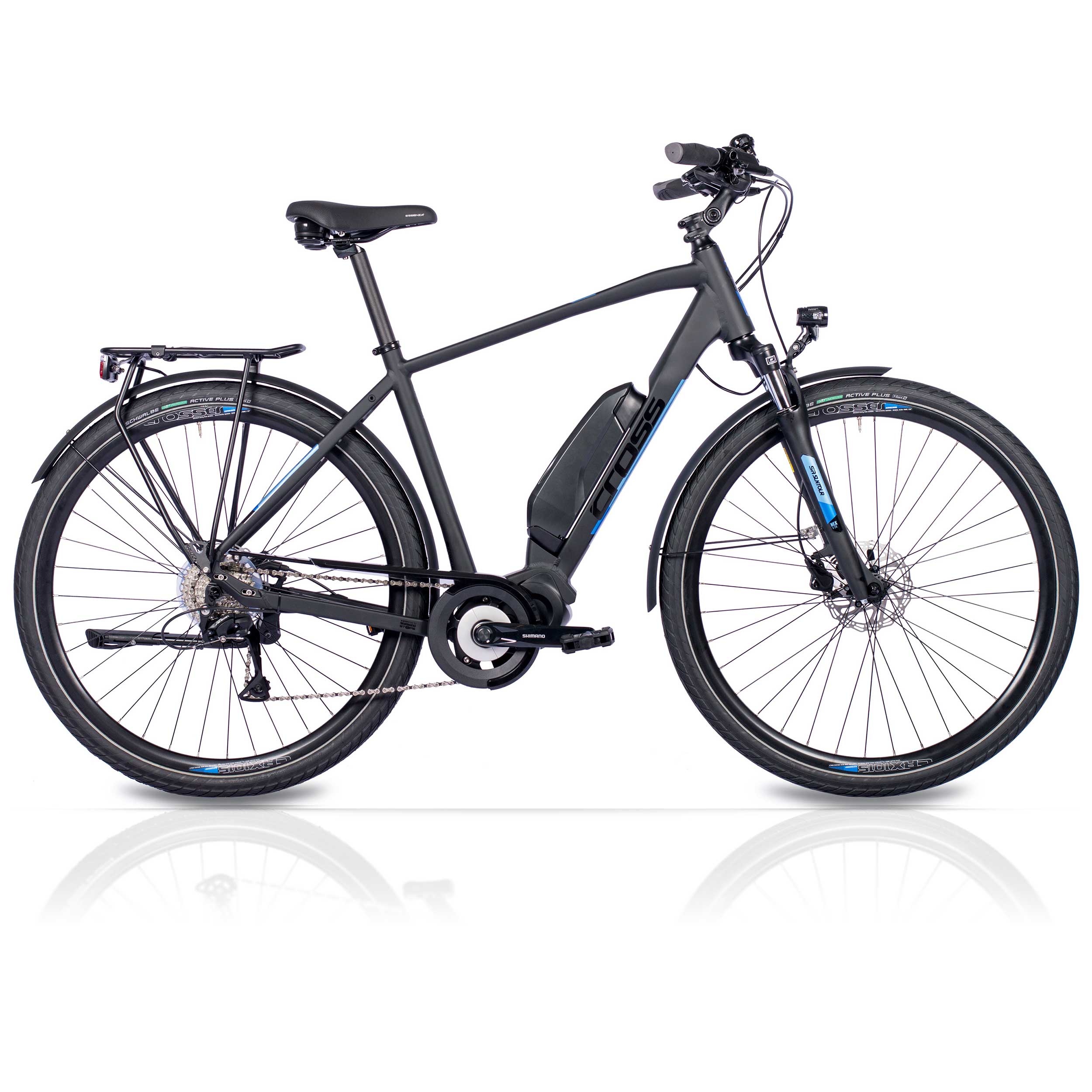 28 inch men's e-bike trekking bike V-TRON SHIMANO STEPS E-5000 418 Wh 9 x GEAR SHIMANO RD-T3000