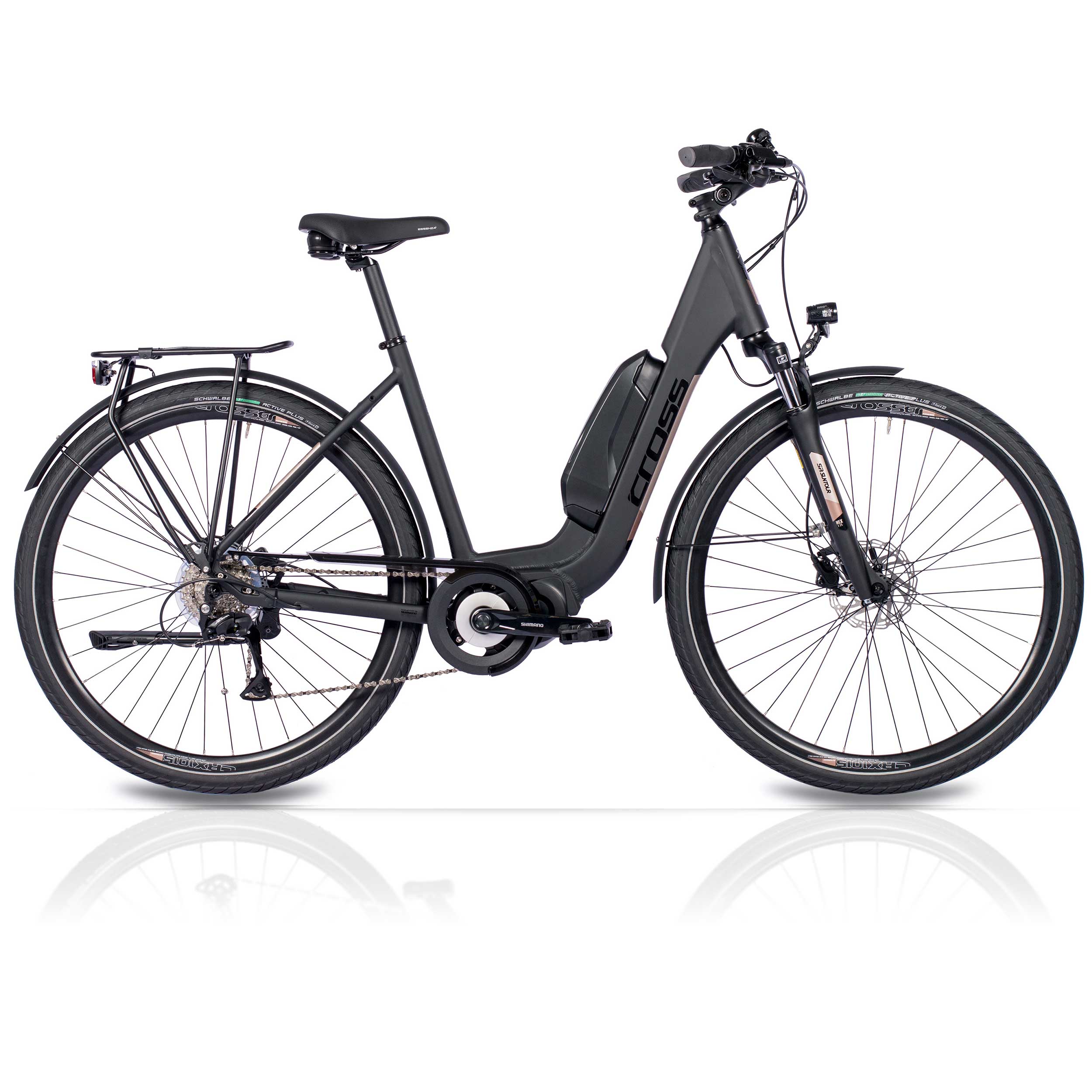 28 inch e-bike trekking bicycle LS WAVE V-TRON SHIMANO STEPS E-5000 418 Wh 9 SPEED SHIMANO RD-T3000SGS