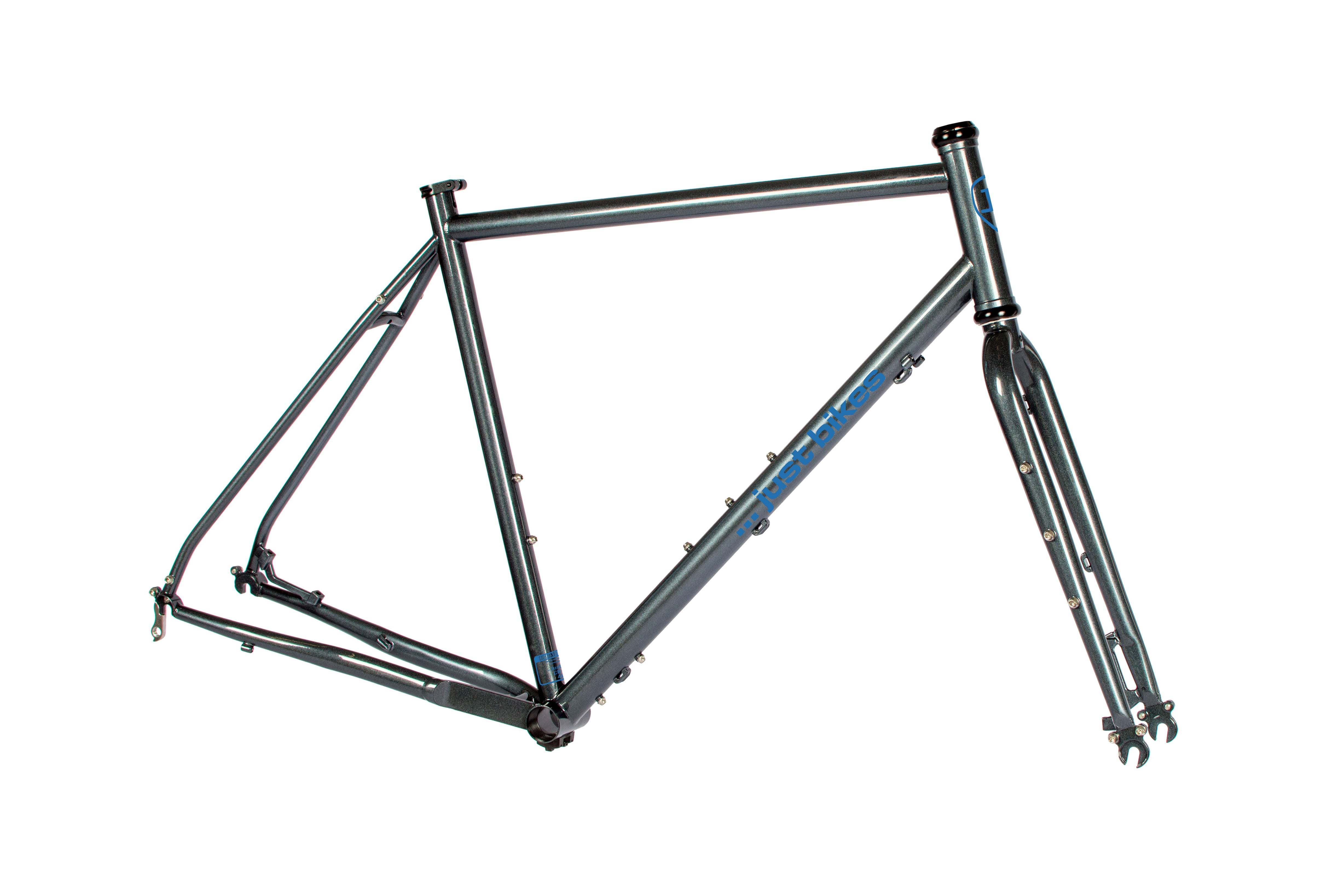 Just Bikes JB02 Gravel frameset steel frame steel fork PM QR