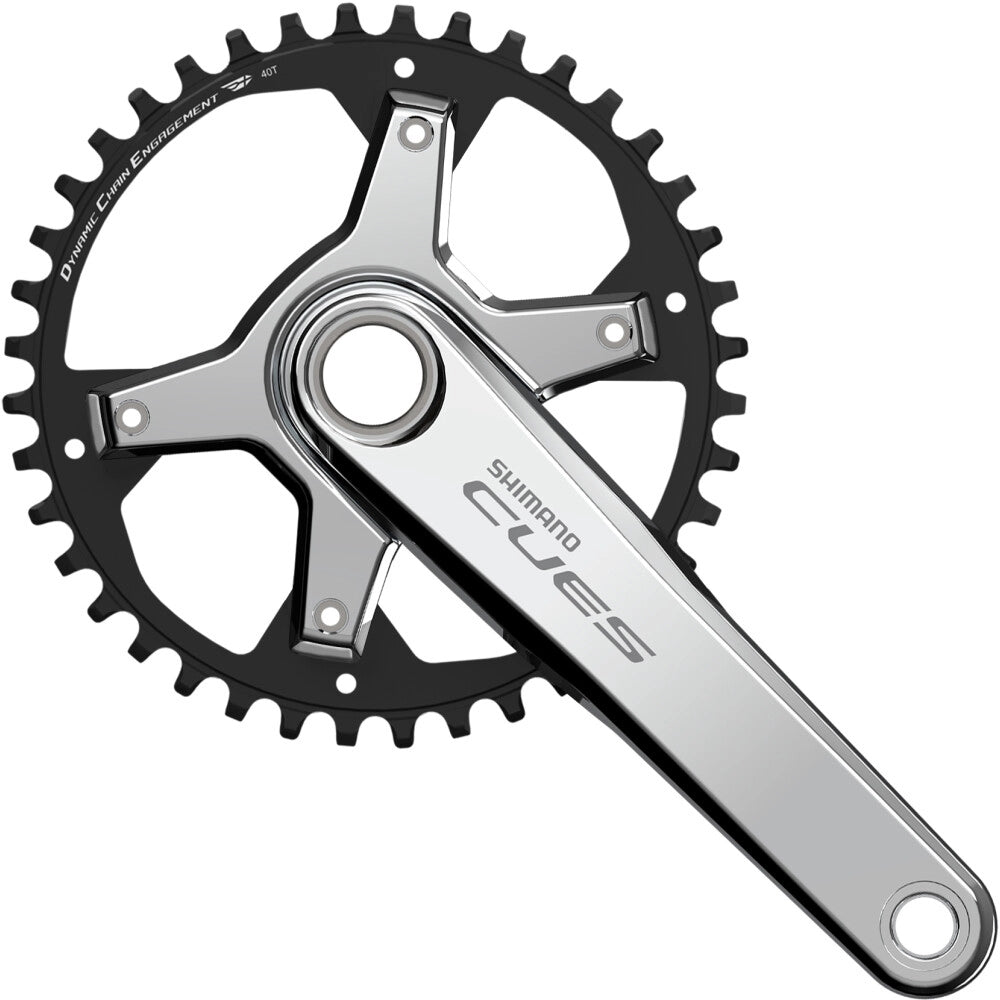 Komplettgruppe SHIMANO CUES 1x10-fach Gravelbike Polished Silver Edition