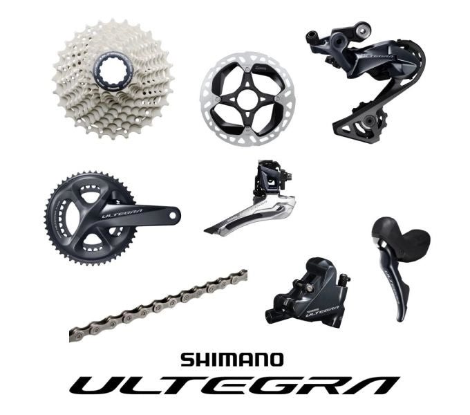 SHIMANO ULTEGRA R8000 11-fach Komplettgruppe Rennrad Disc NEU