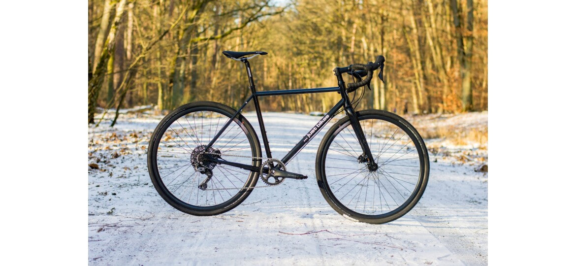 Just Bikes JB04 Gravel Steel Frameset Carbon or Steel Fork 12 Axles Flat Mount