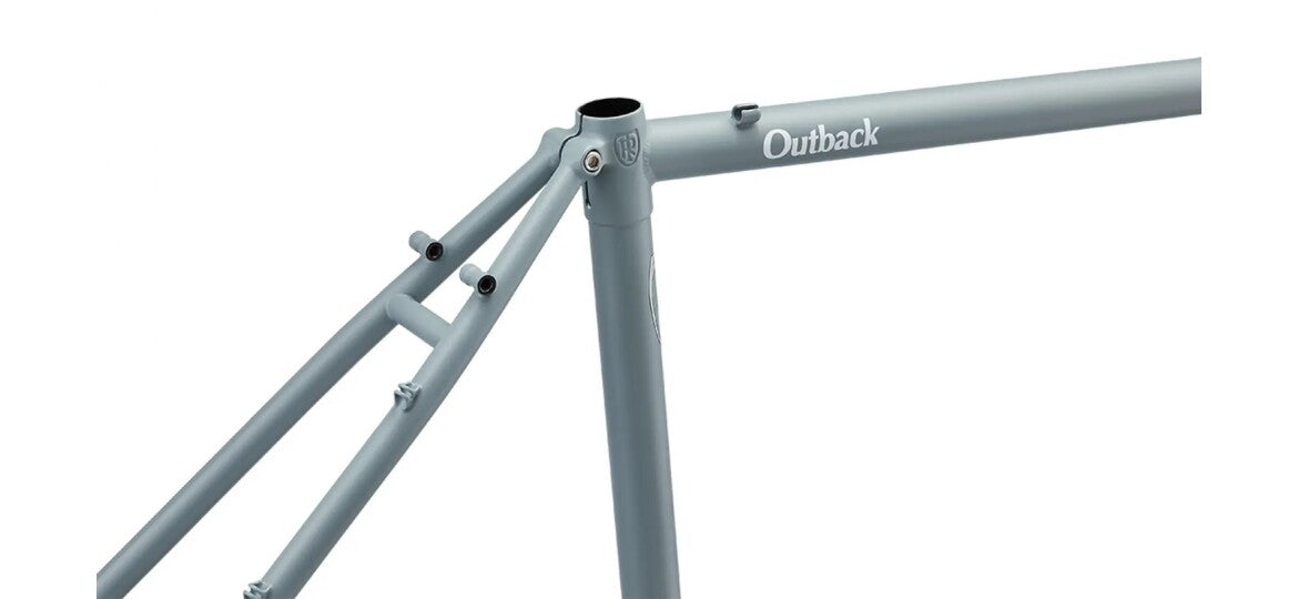 Ritchey OUTBACK V3 DISC Gravel Cross Adventure Frameset 2024 Granite & Snow Di2 ready