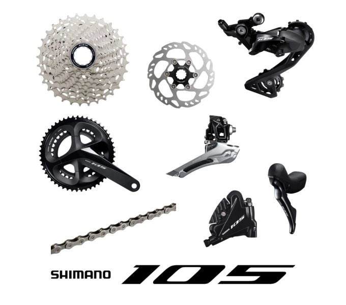 Shimano Komplettgruppe SHIMANO 105 R7000 11-fach Disc