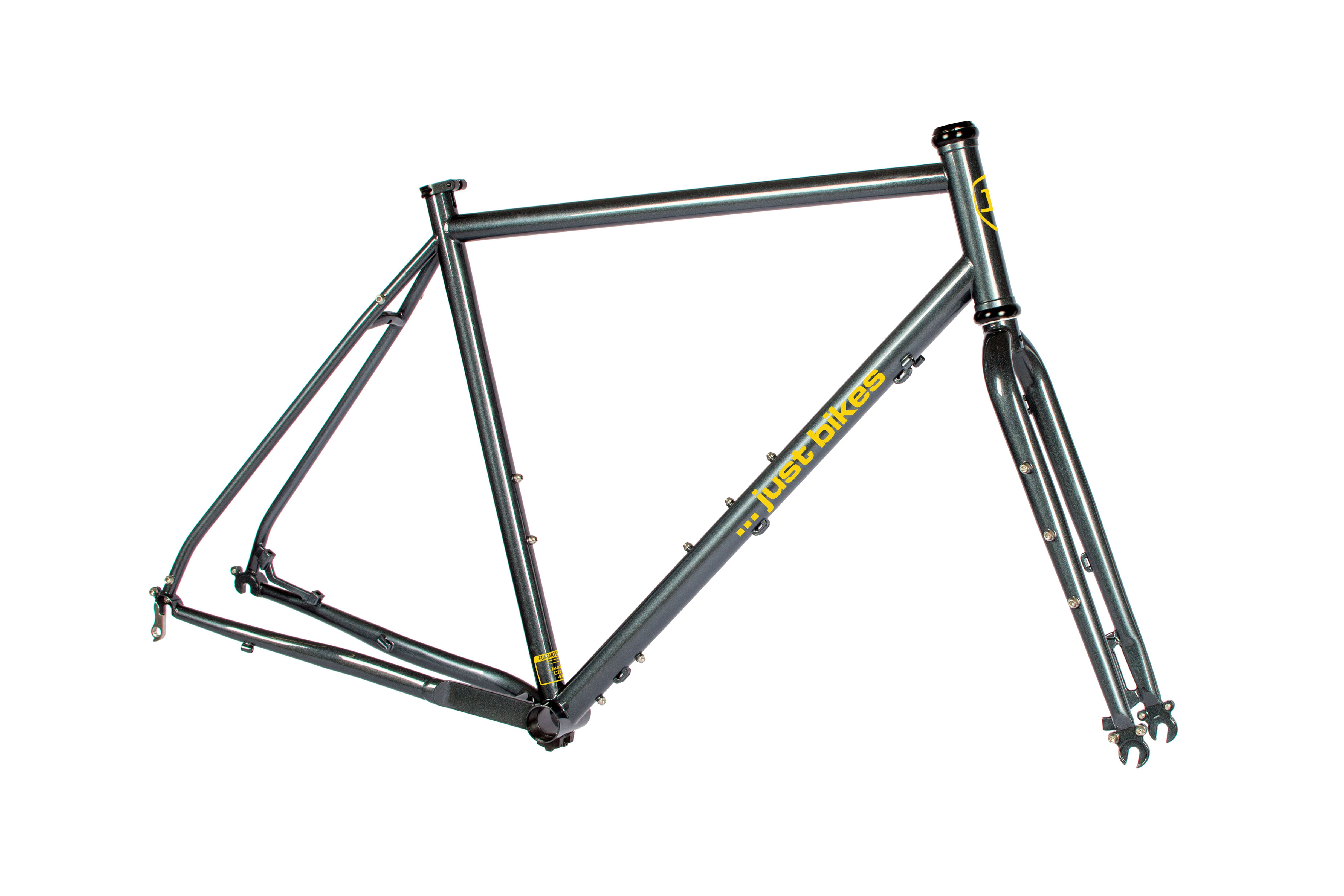 Just Bikes JB02 Gravel frameset steel frame steel fork PM QR