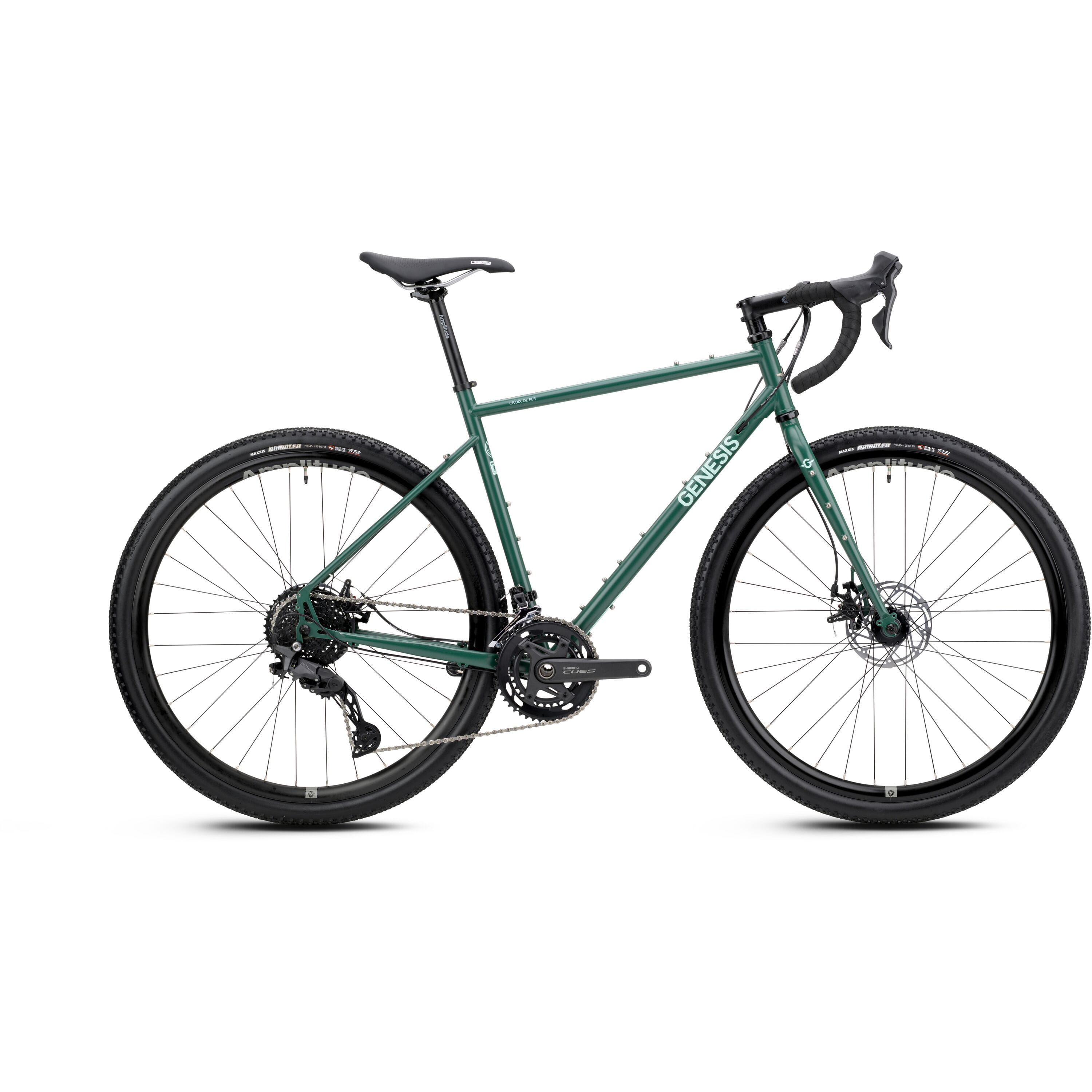 Genesis Croix De Fer 20 Reynolds 725 CrMo Stahlrohrsatz Gravel Bike Shimano Cues 2x10 Diana Moss