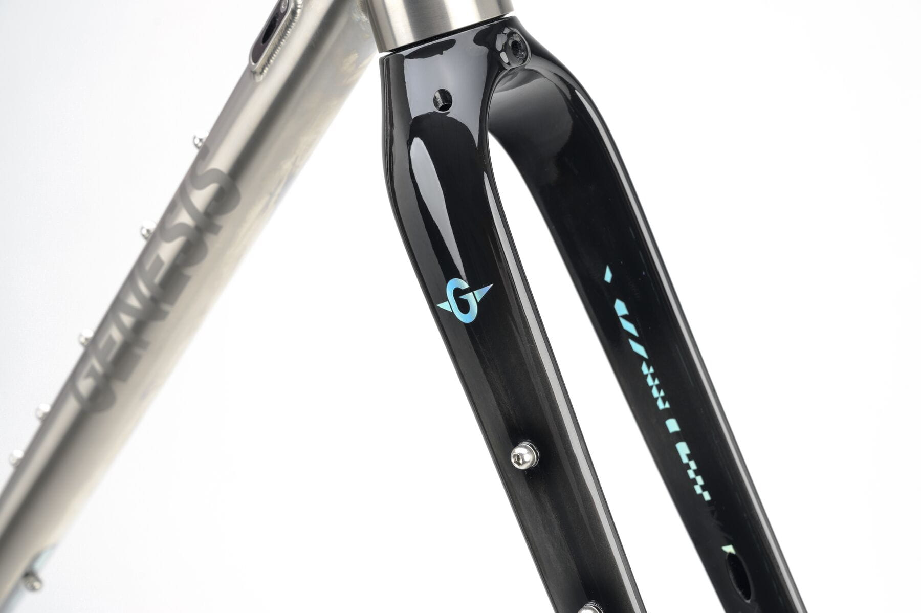 Genesis Croix de Fer Ti Rahmen Titan Gravel Rahmenset Carbon Gabel Luther Van Gloss