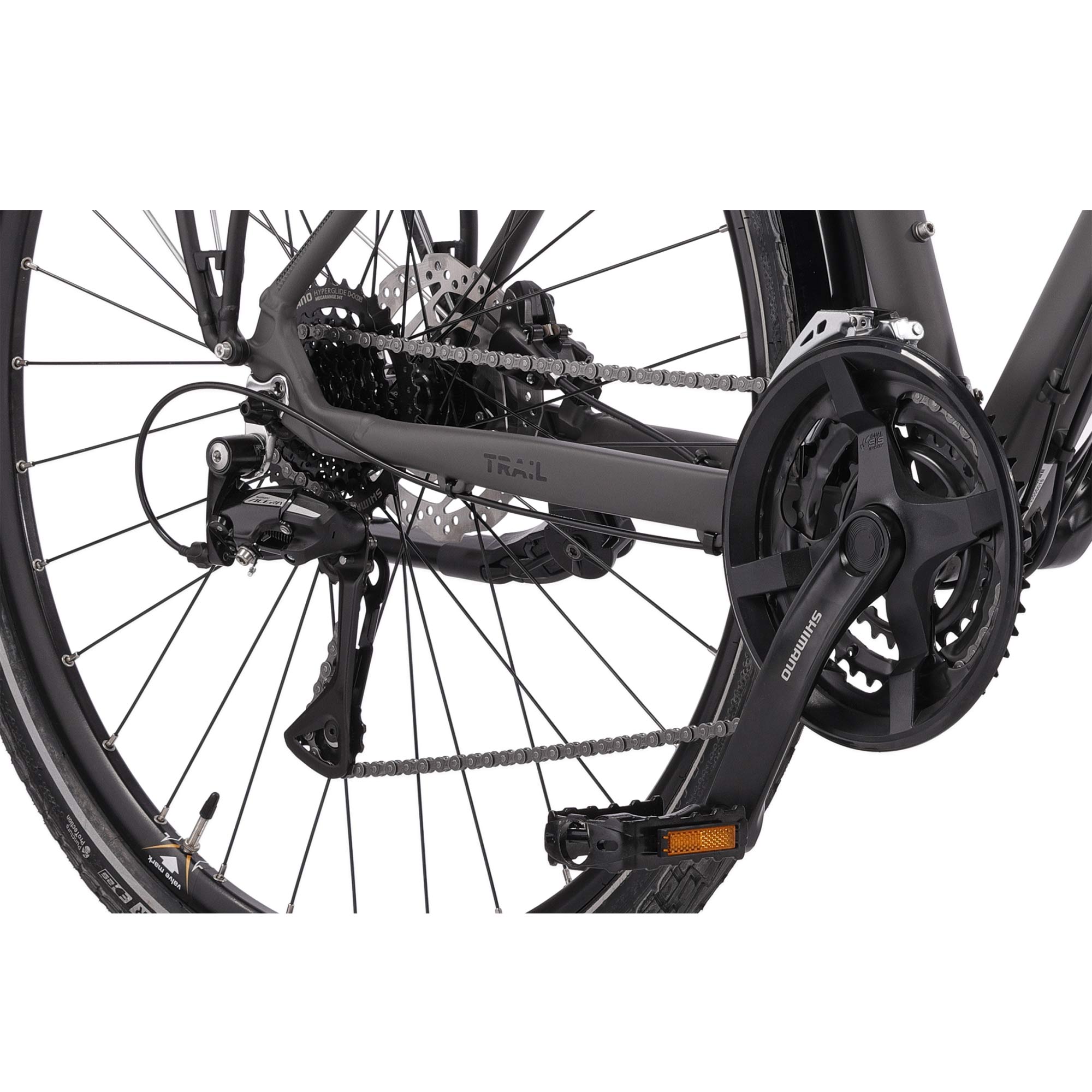 28" Herren Trekking Fahrrad TRAIL 4.0 Trekkingrad 24 x Gang Shimano ACERA RD-M360 SGSL
