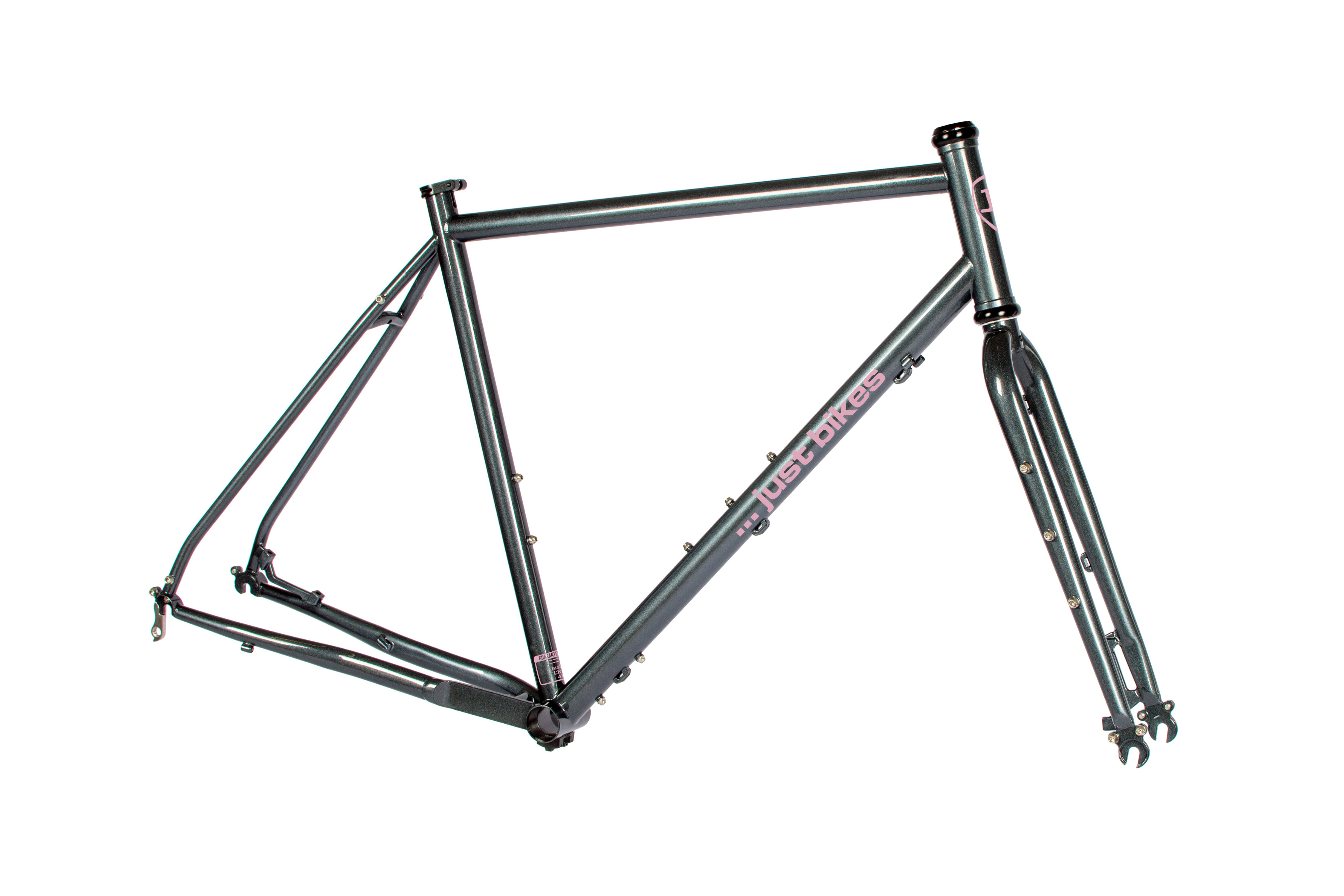 Just Bikes JB02 Gravel frameset steel frame steel fork PM QR