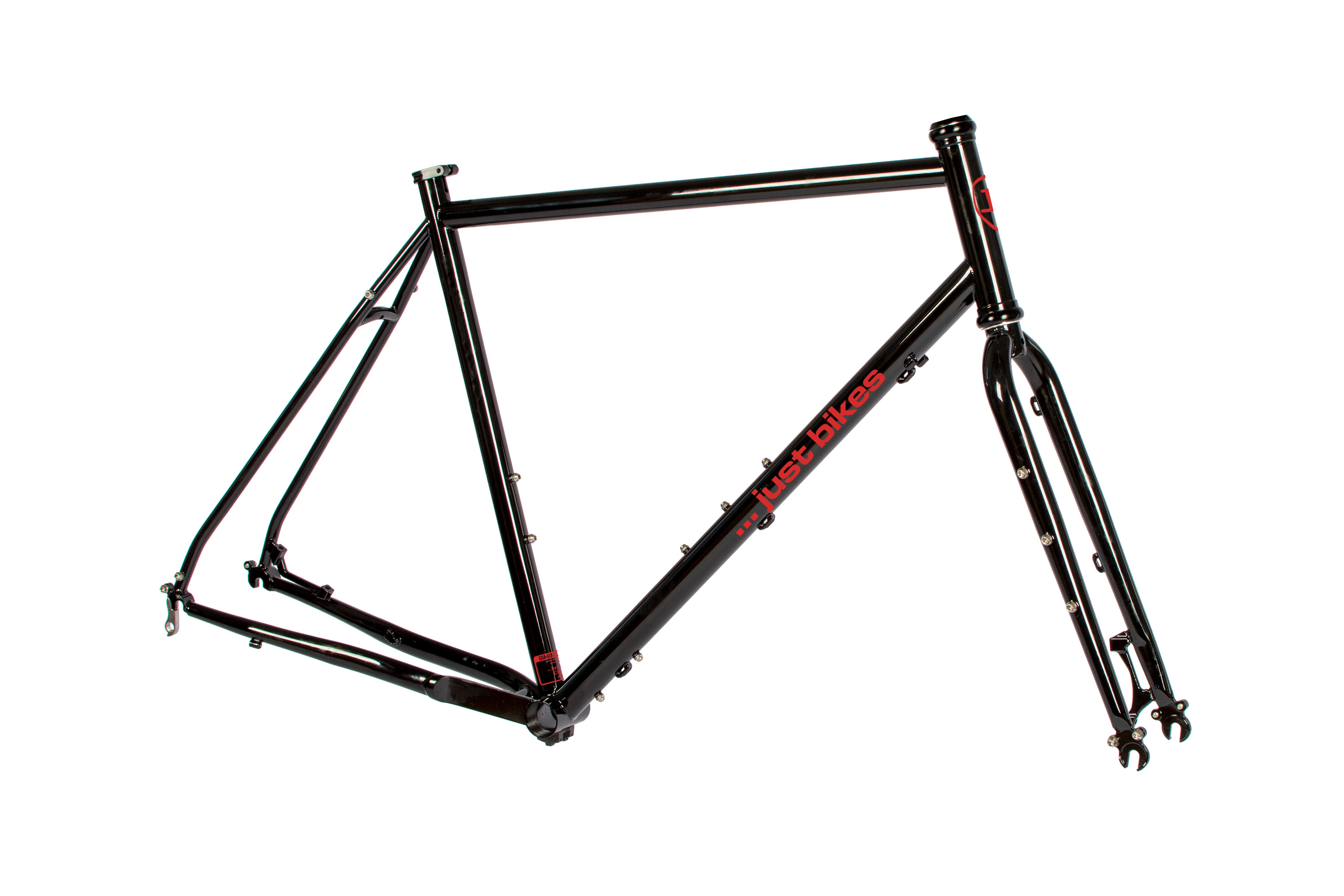 Just Bikes JB02 Gravel frameset steel frame steel fork PM QR