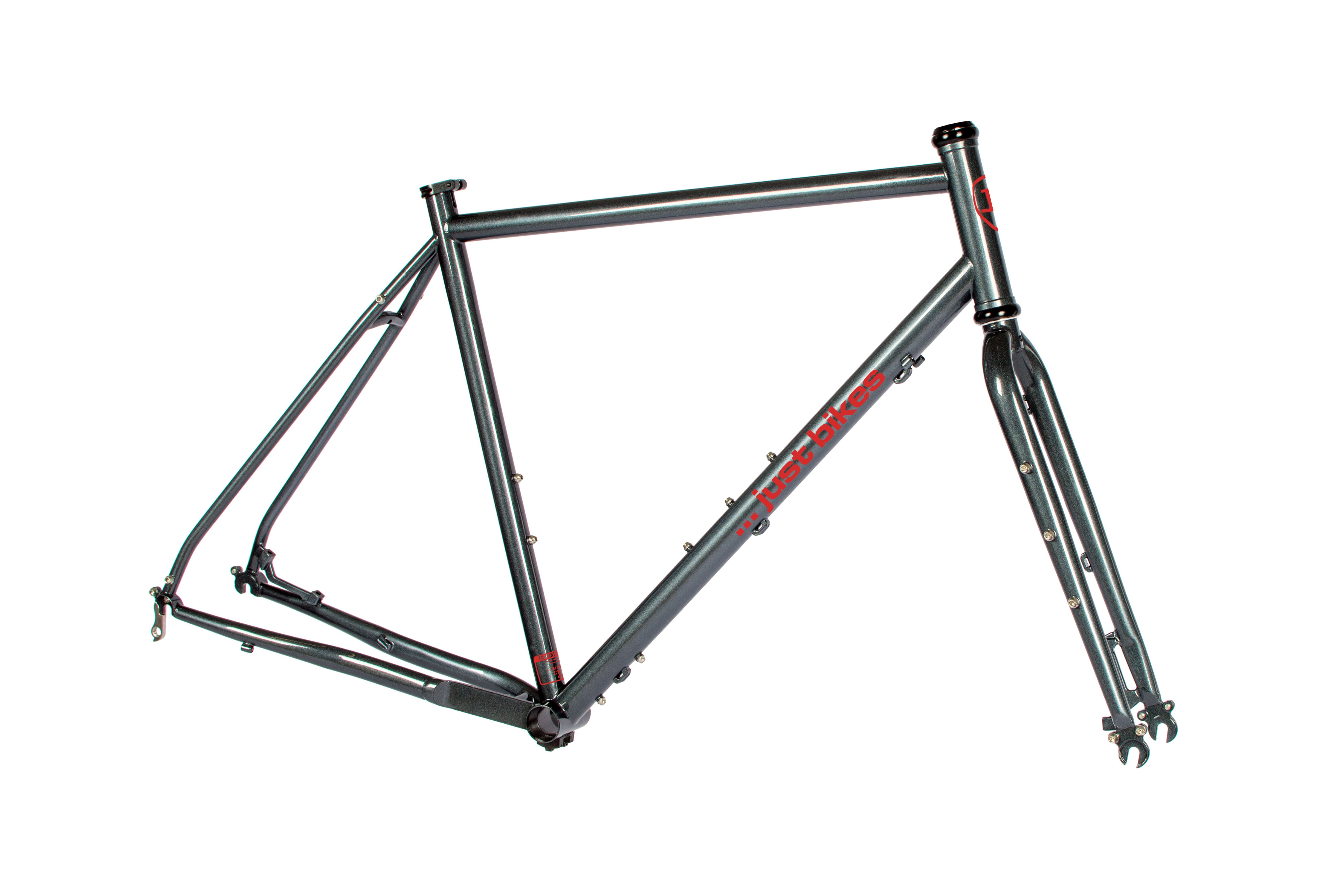 Just Bikes JB02 Gravel frameset steel frame steel fork PM QR
