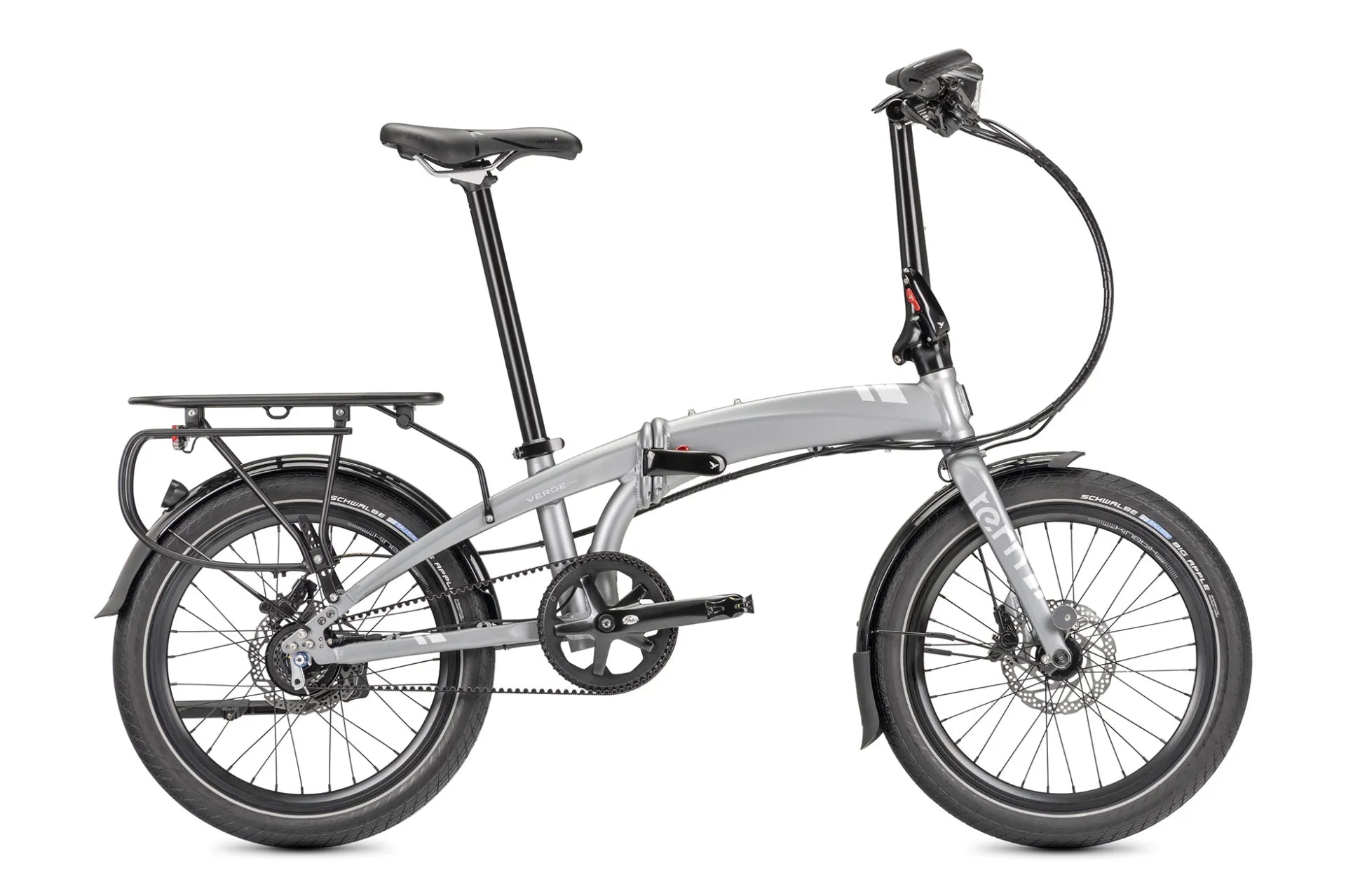 20 Zoll Faltrad TERN VERGE S8i 8G Shimano Alfine Gates-Riemenantrieb grey silver